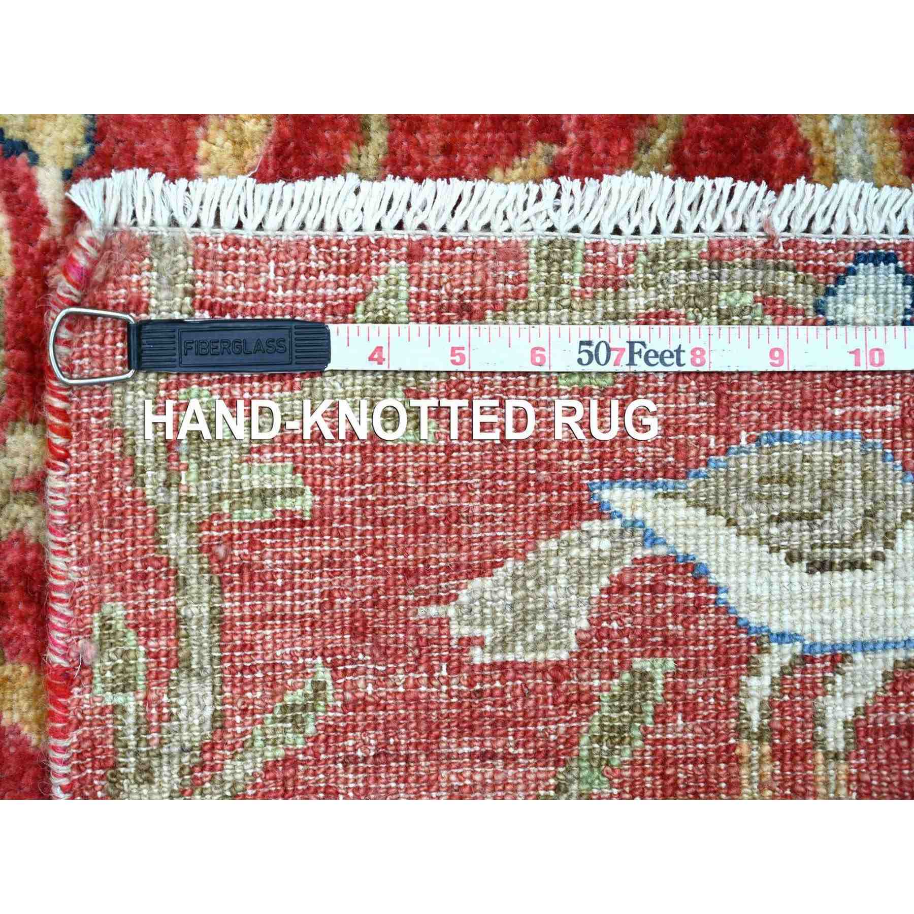 Oushak-And-Peshawar-Hand-Knotted-Rug-114770