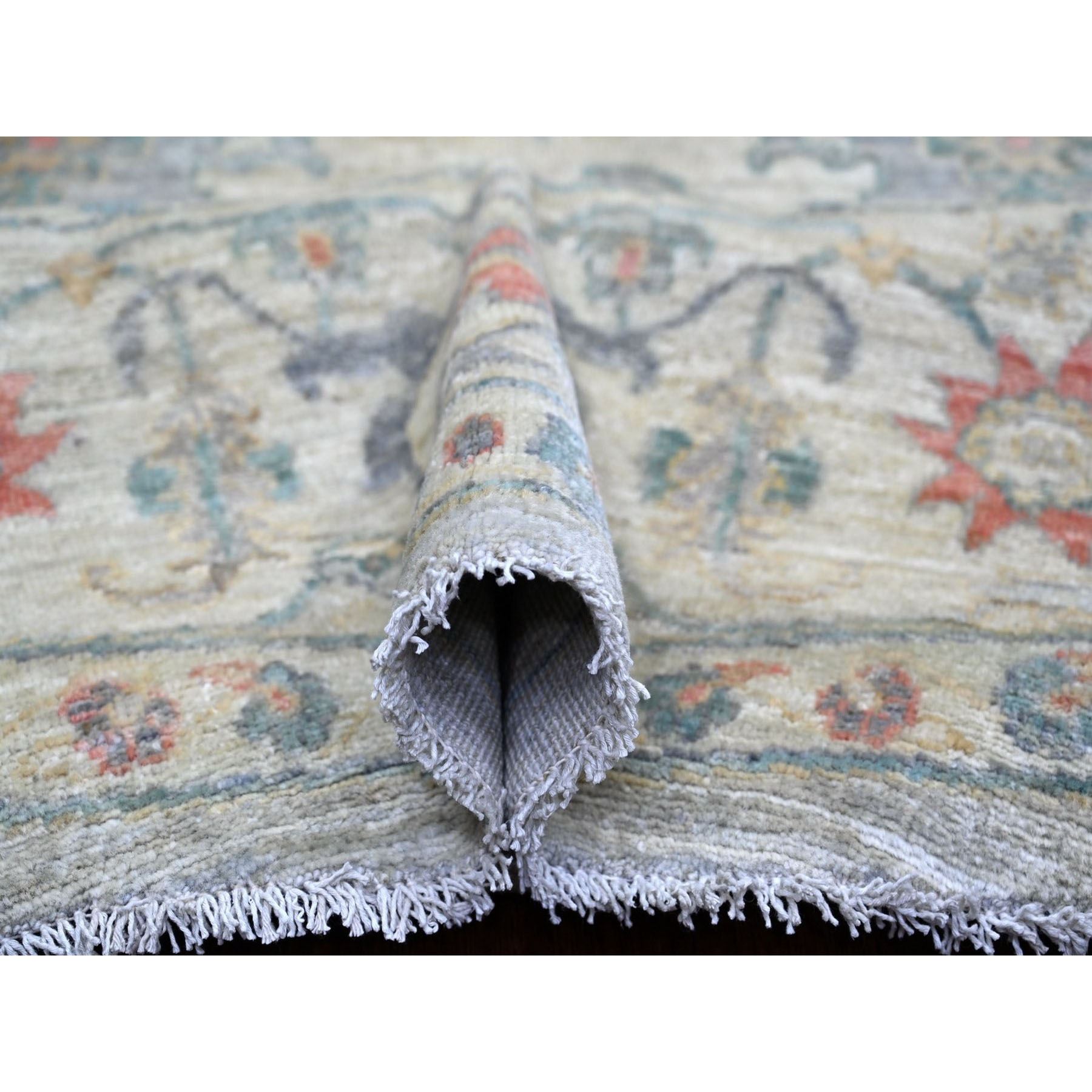 Oushak-And-Peshawar-Hand-Knotted-Rug-114795