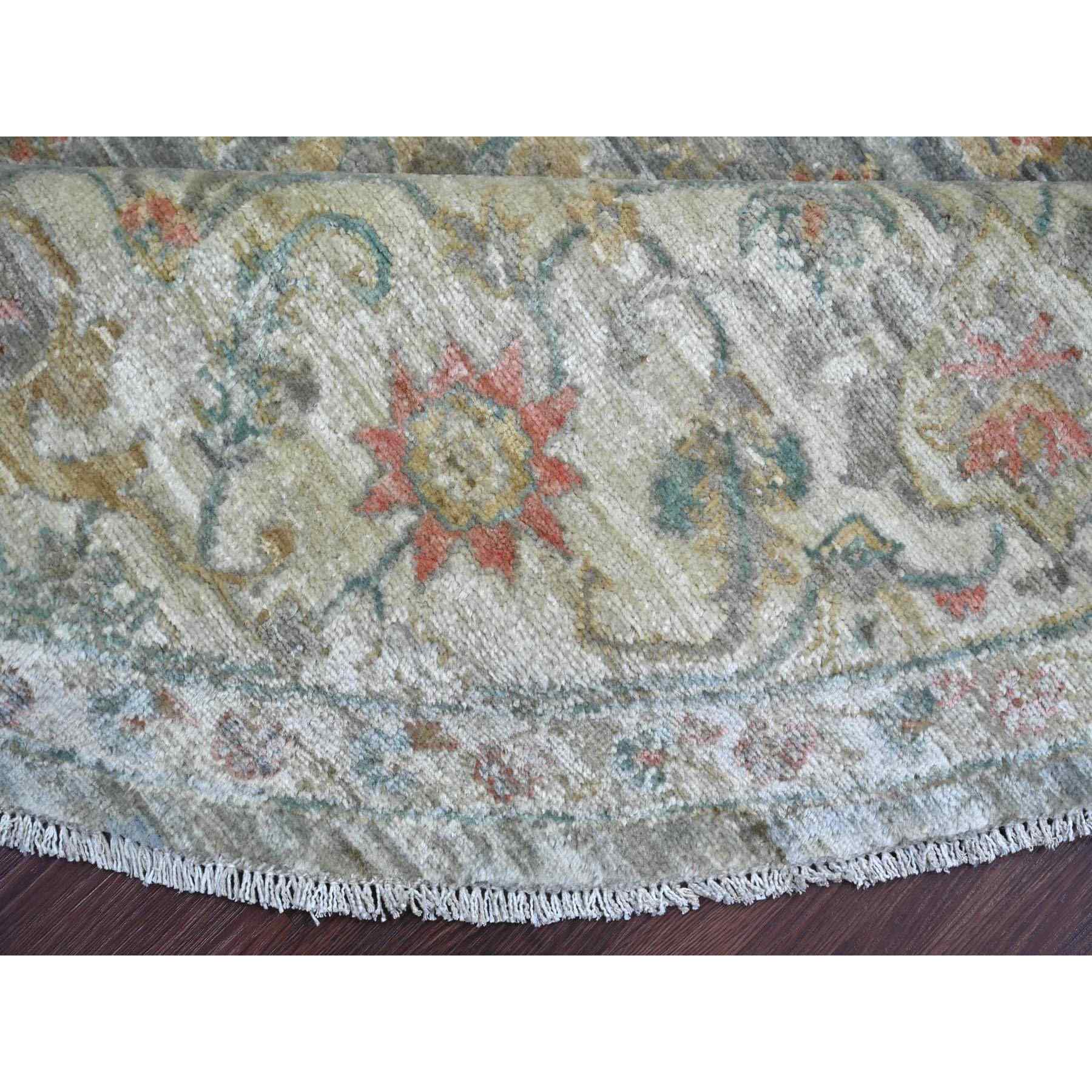 Oushak-And-Peshawar-Hand-Knotted-Rug-114795