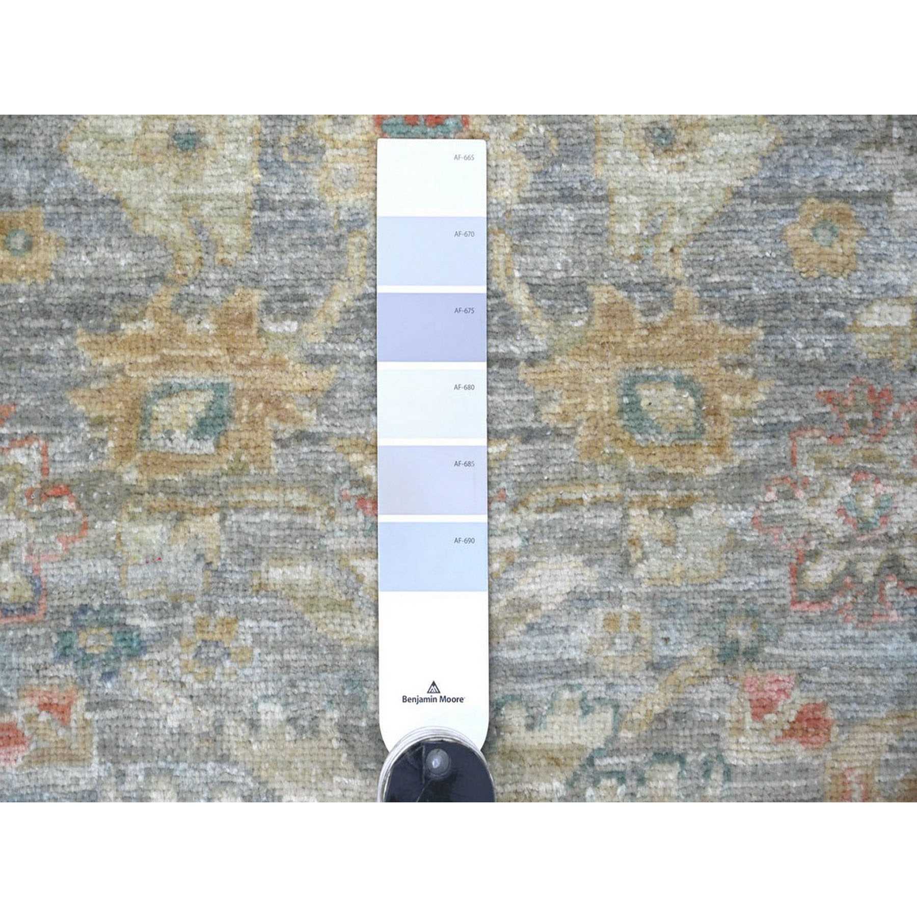 Oushak-And-Peshawar-Hand-Knotted-Rug-114795