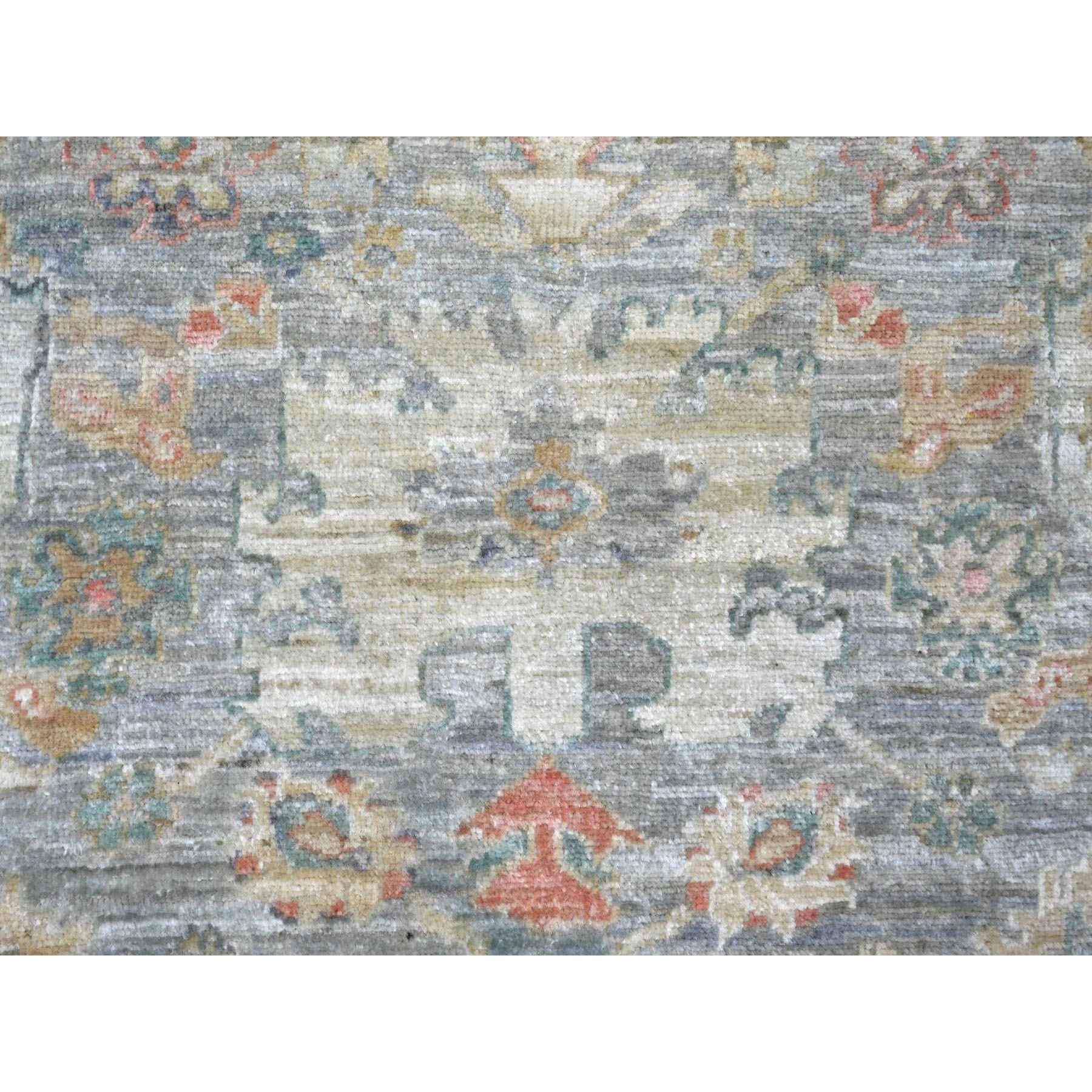 Oushak-And-Peshawar-Hand-Knotted-Rug-114795