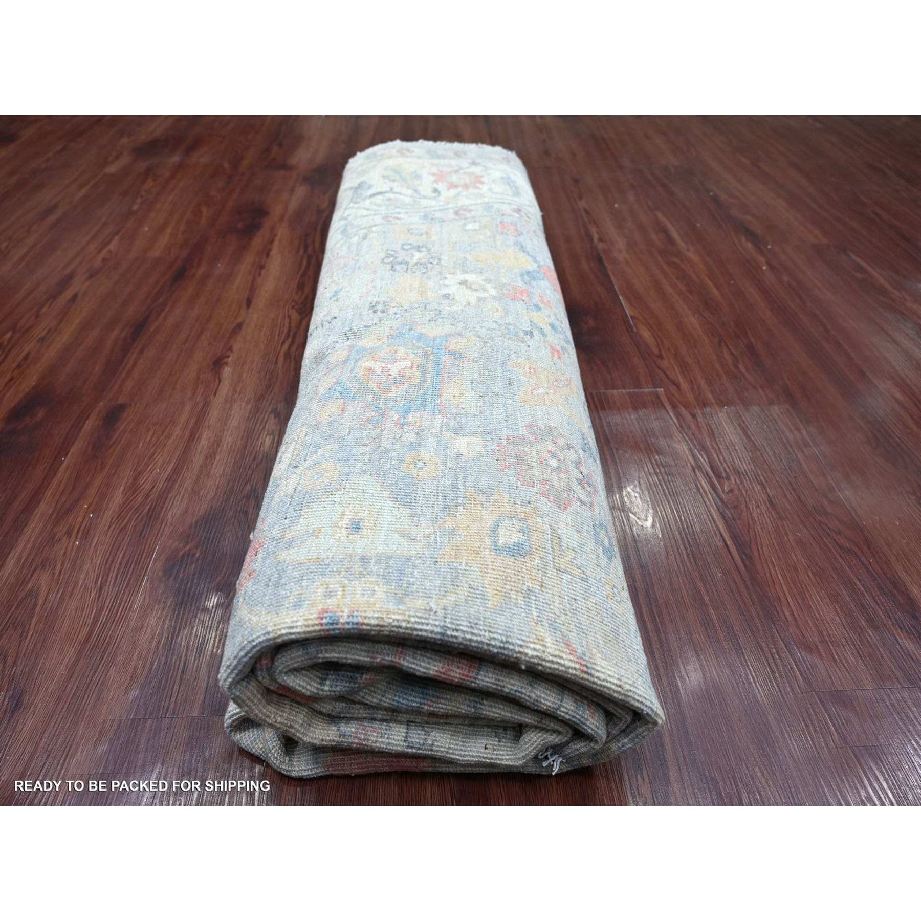 Oushak-And-Peshawar-Hand-Knotted-Rug-114795