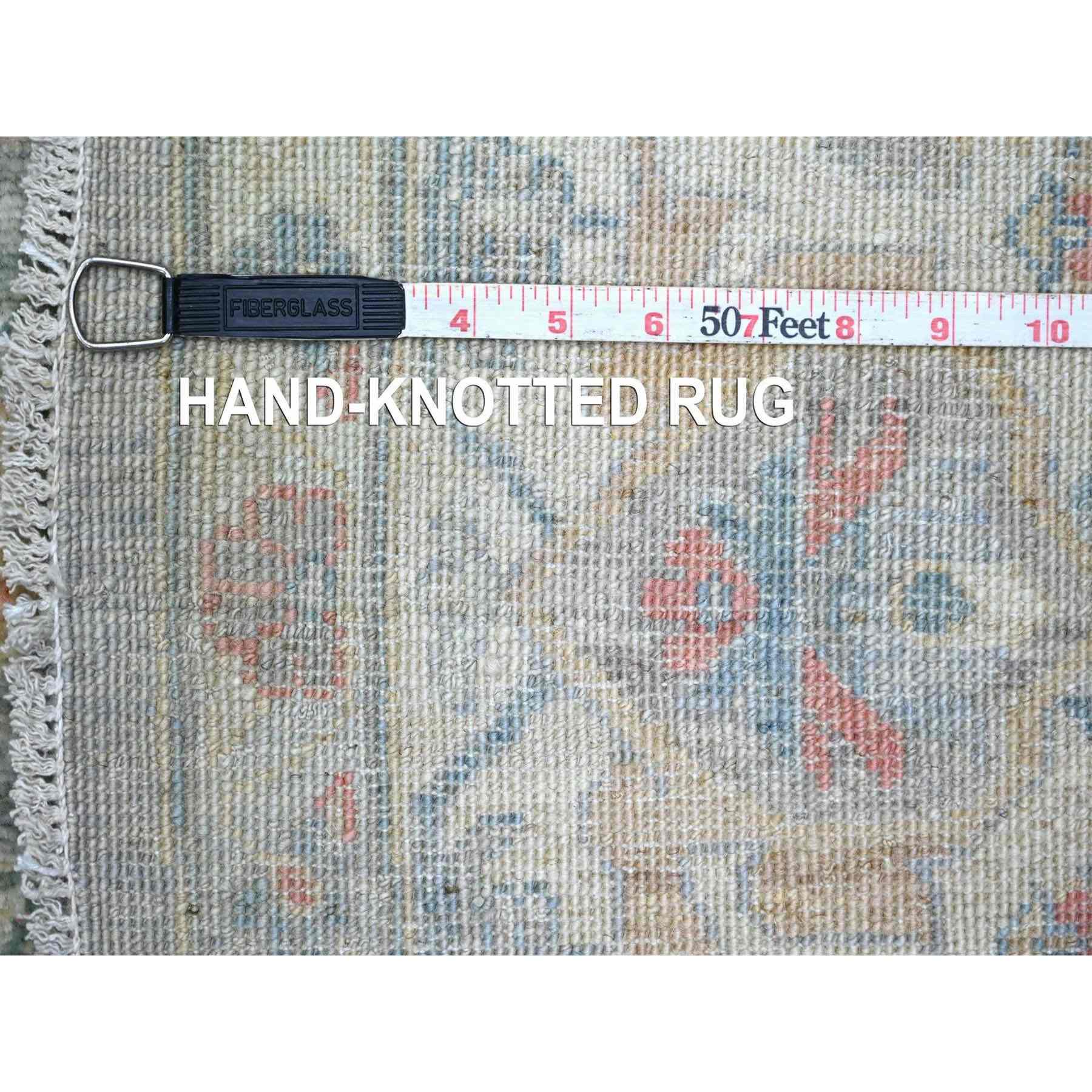 Oushak-And-Peshawar-Hand-Knotted-Rug-114795