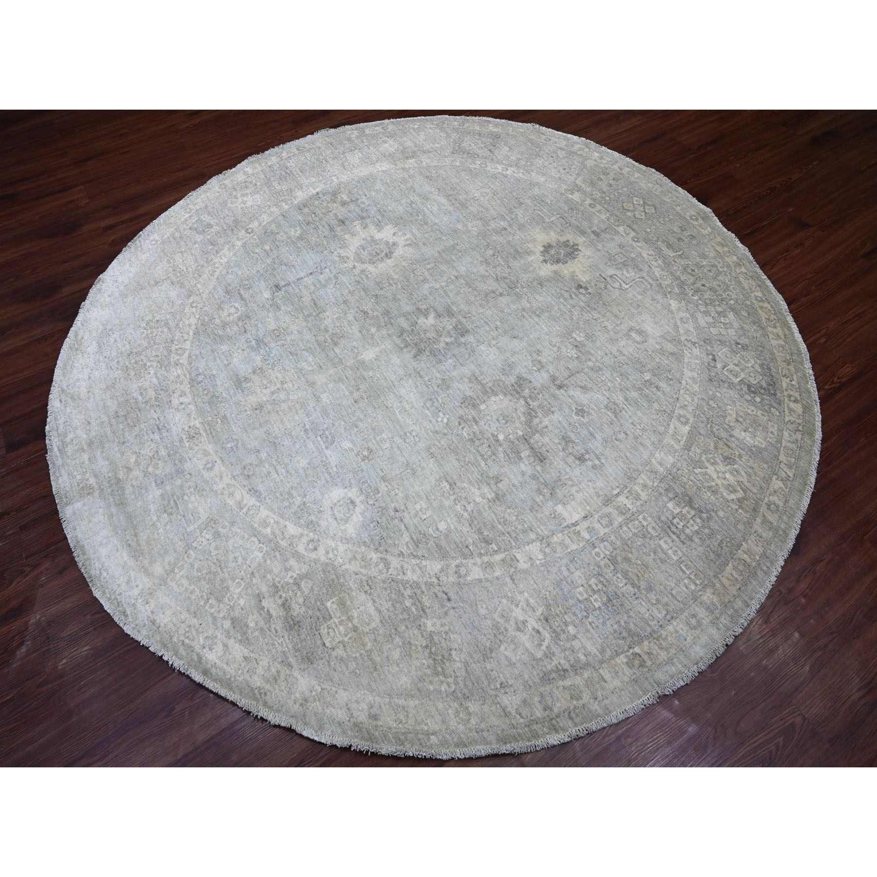 Oushak-And-Peshawar-Hand-Knotted-Rug-114800