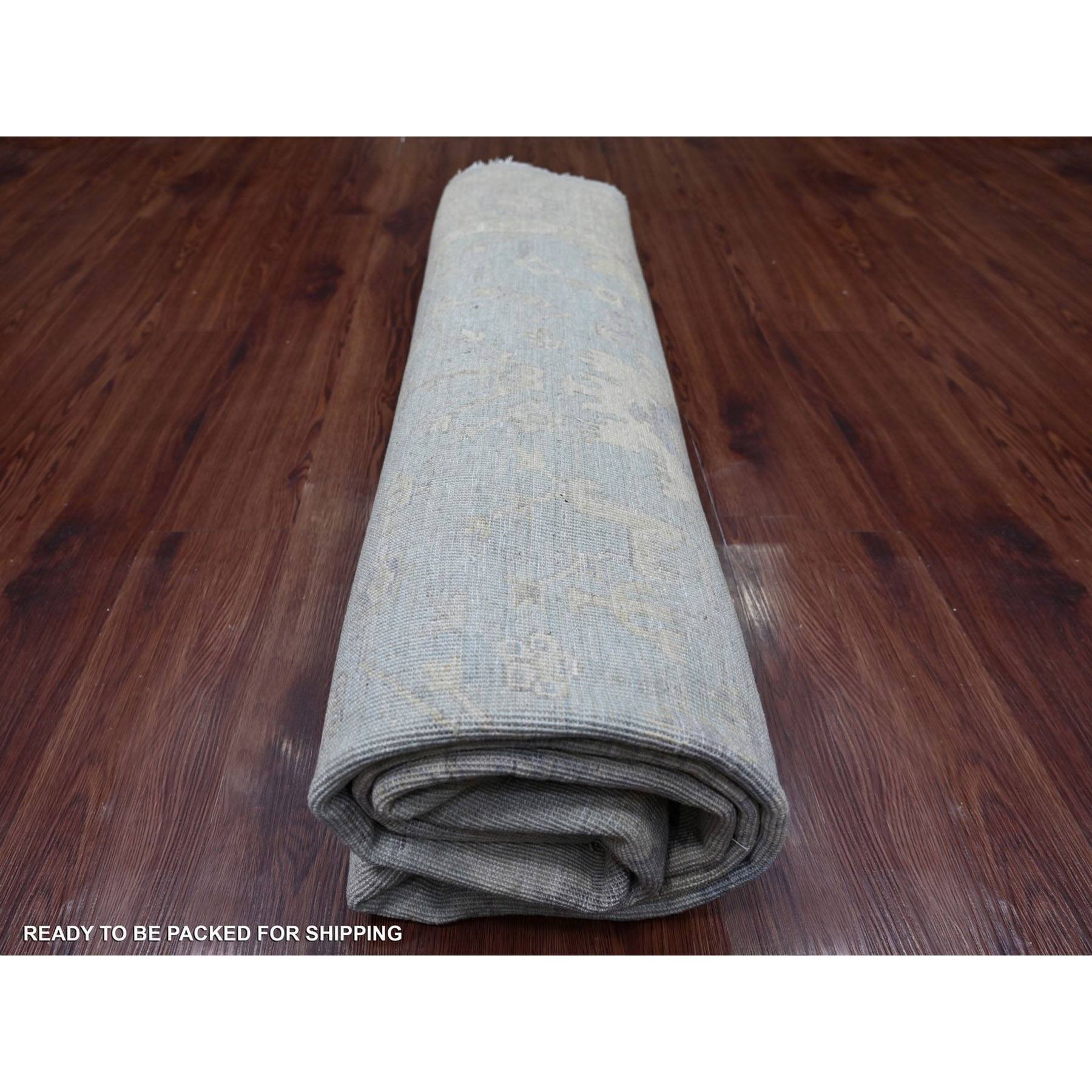 Oushak-And-Peshawar-Hand-Knotted-Rug-114800