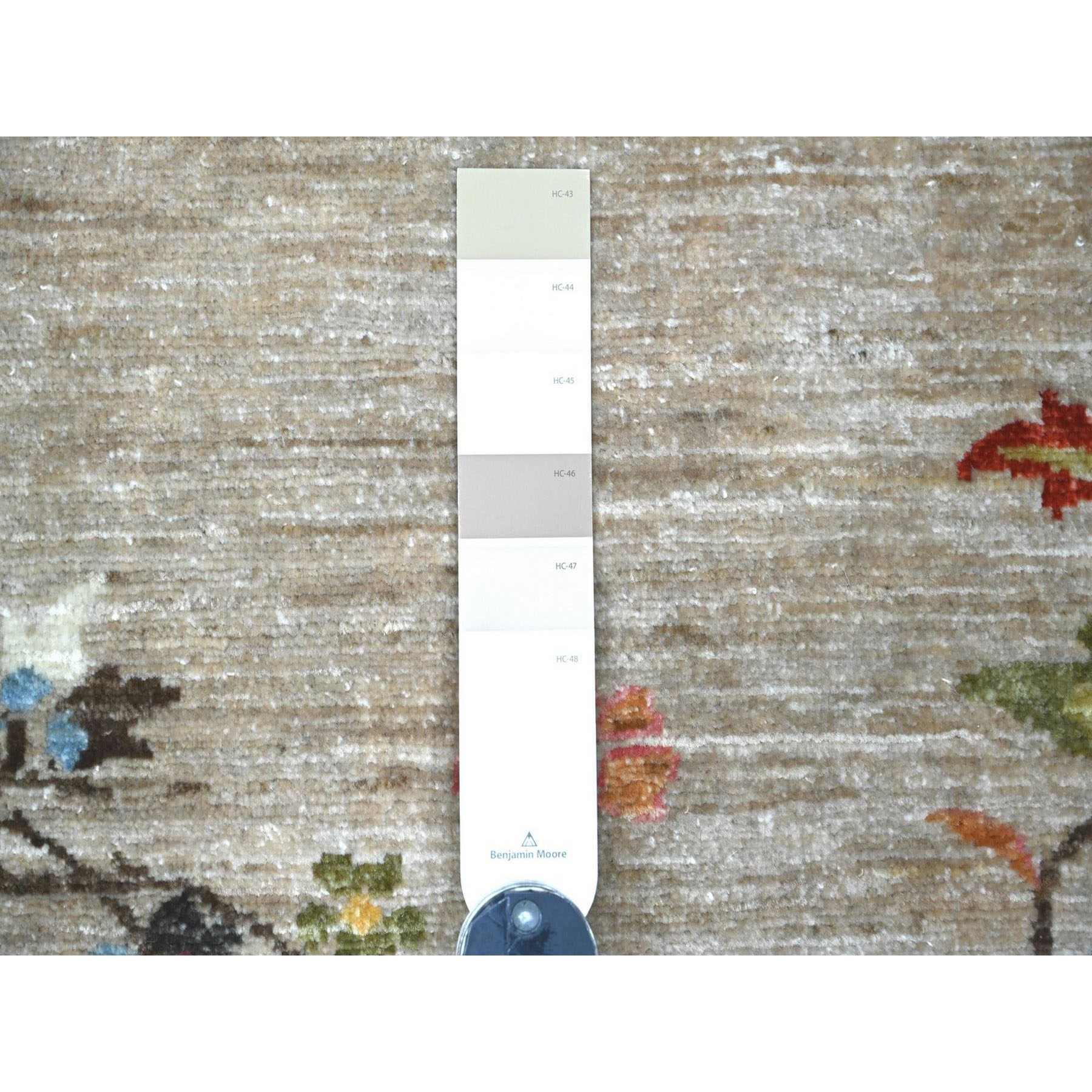 Oushak-And-Peshawar-Hand-Knotted-Rug-114805