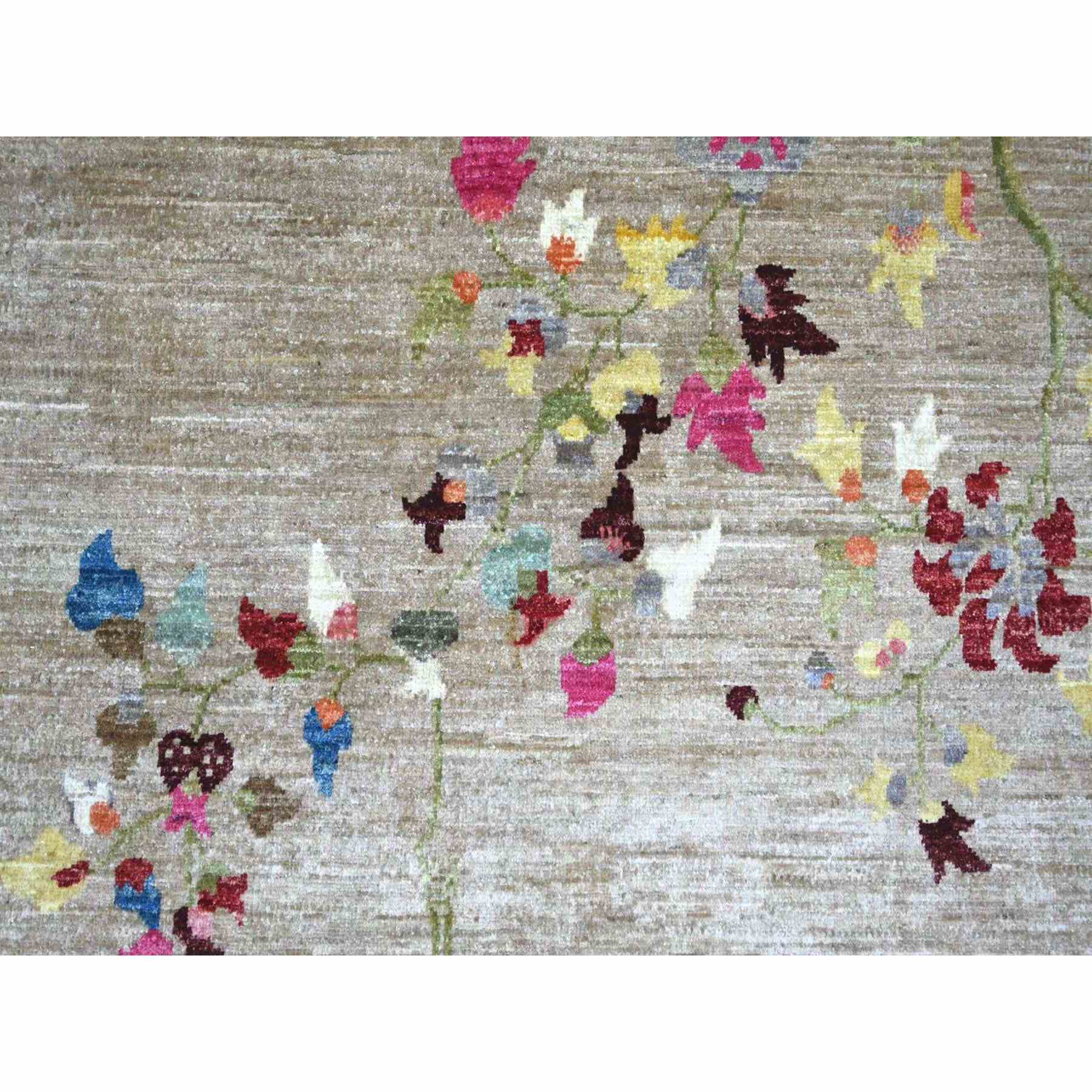 Oushak-And-Peshawar-Hand-Knotted-Rug-114810