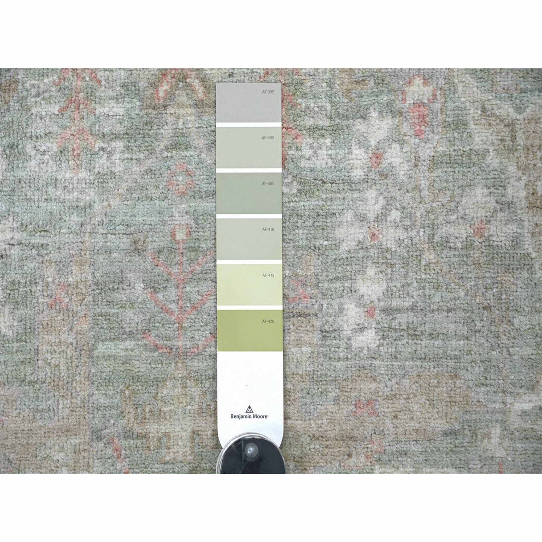 Oushak-And-Peshawar-Hand-Knotted-Rug-114855