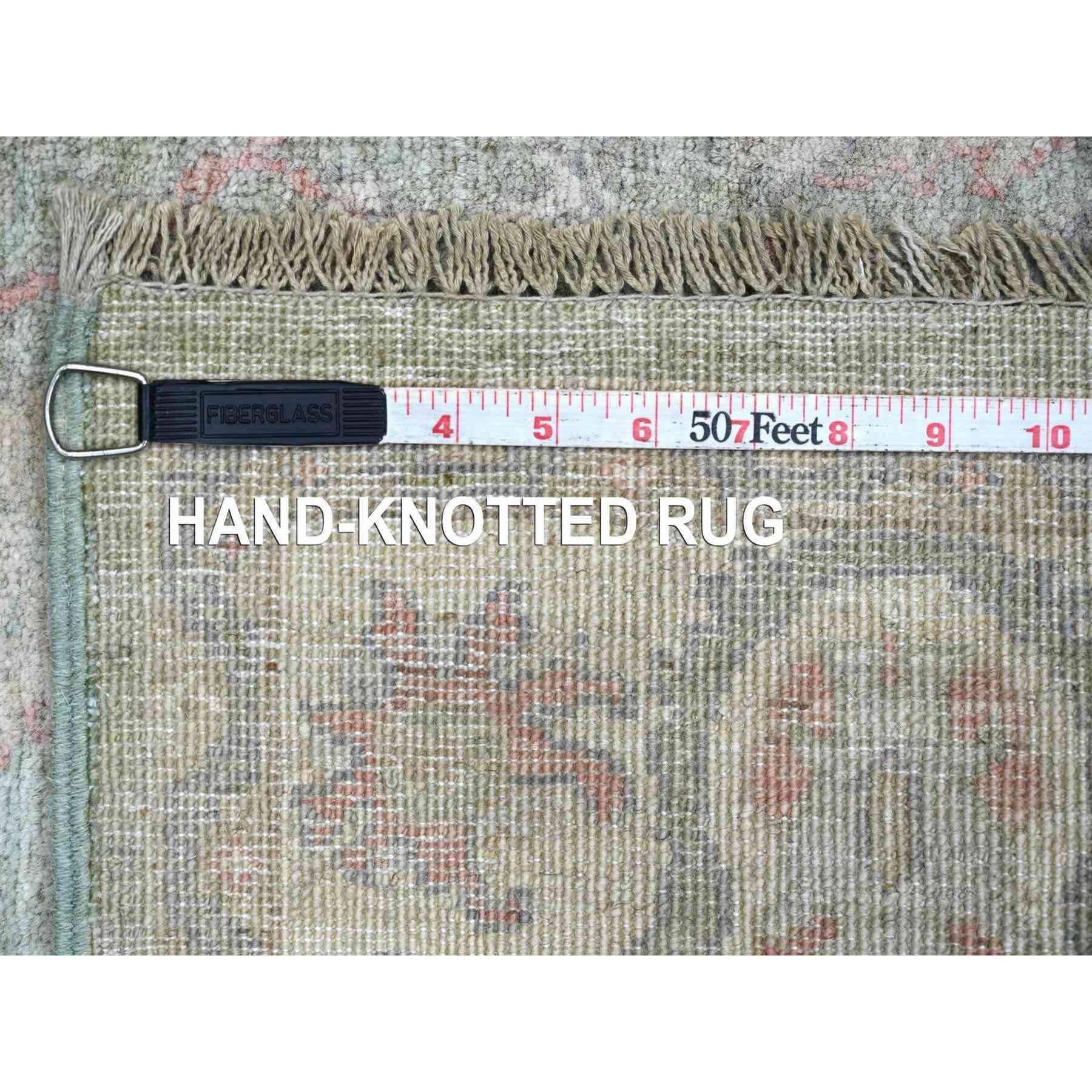 Oushak-And-Peshawar-Hand-Knotted-Rug-114855