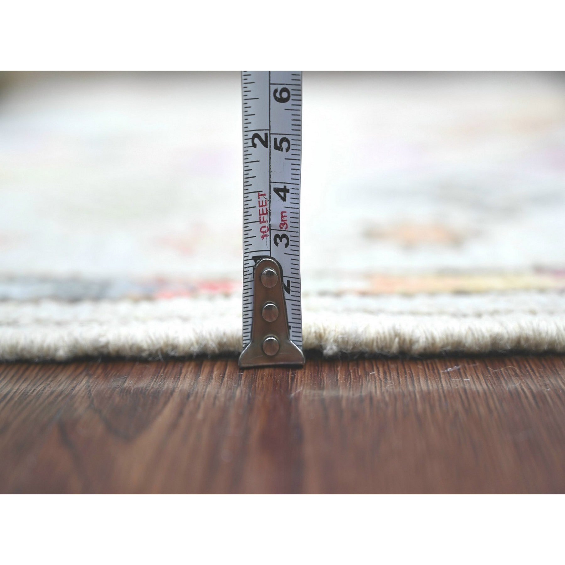 Tribal-Geometric-Hand-Knotted-Rug-112545