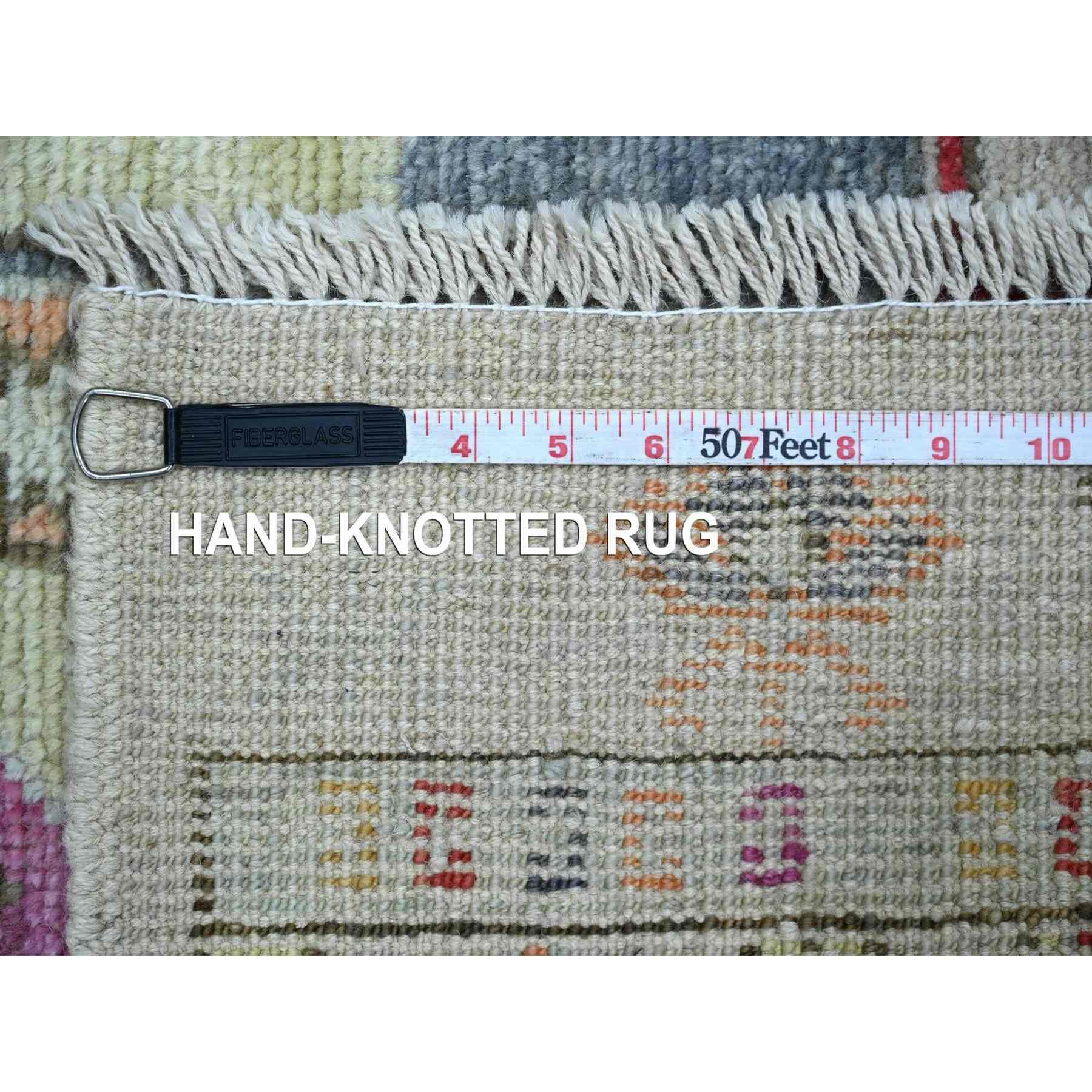 Tribal-Geometric-Hand-Knotted-Rug-112545