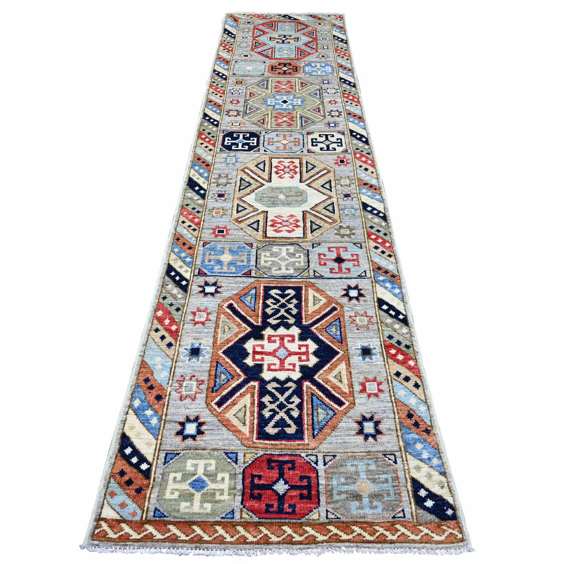 Tribal-Geometric-Hand-Knotted-Rug-112555