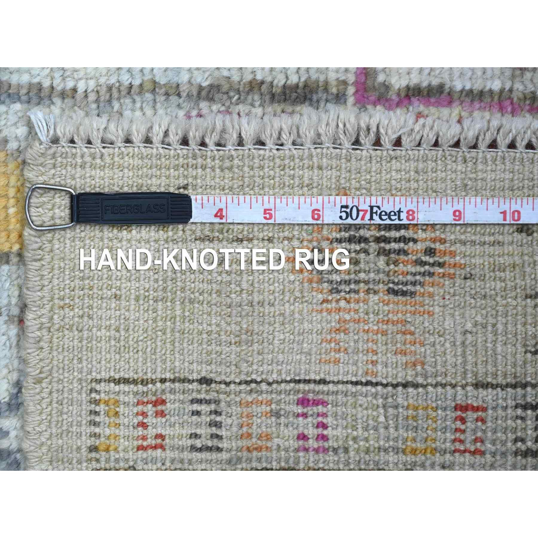 Tribal-Geometric-Hand-Knotted-Rug-112560