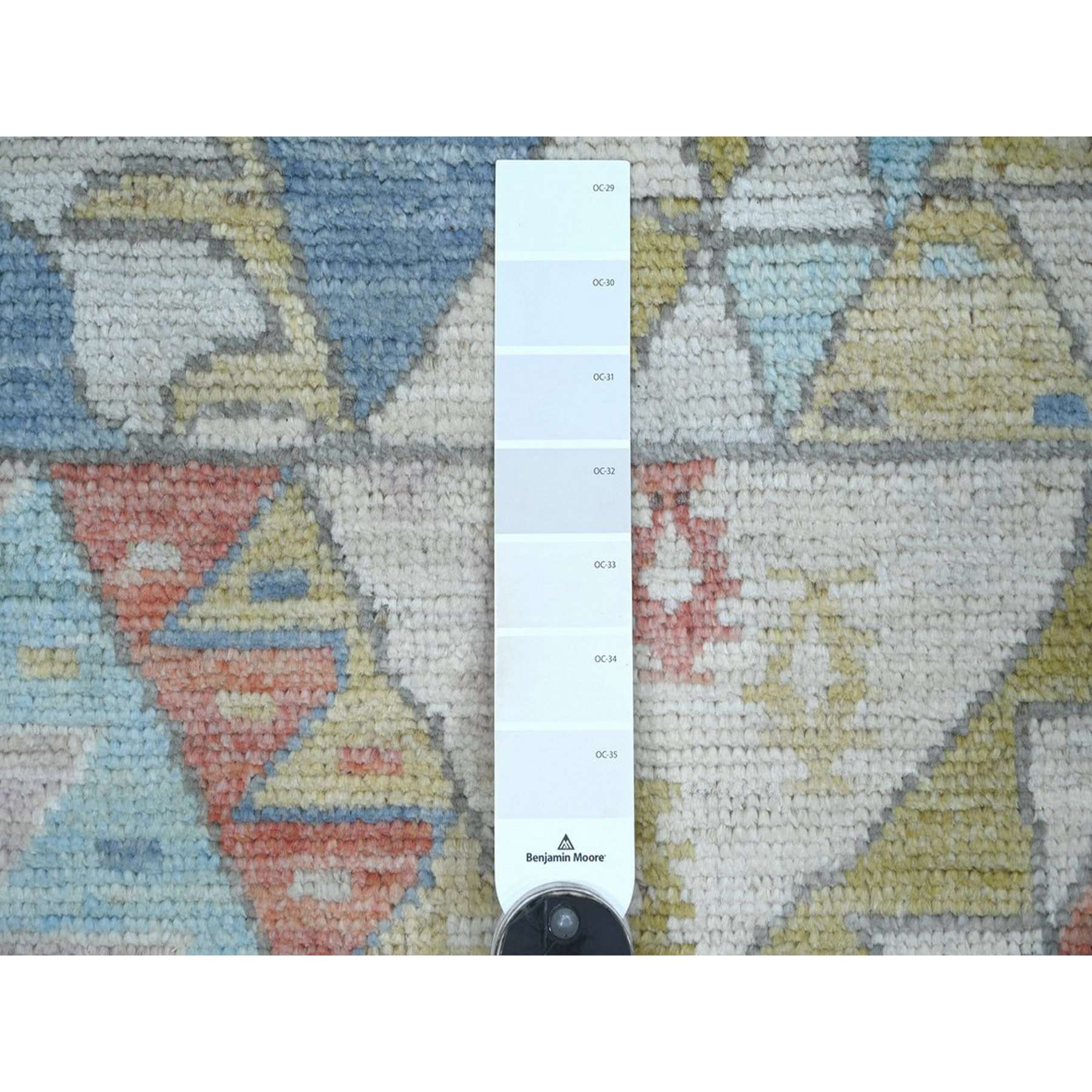 Tribal-Geometric-Hand-Knotted-Rug-112565