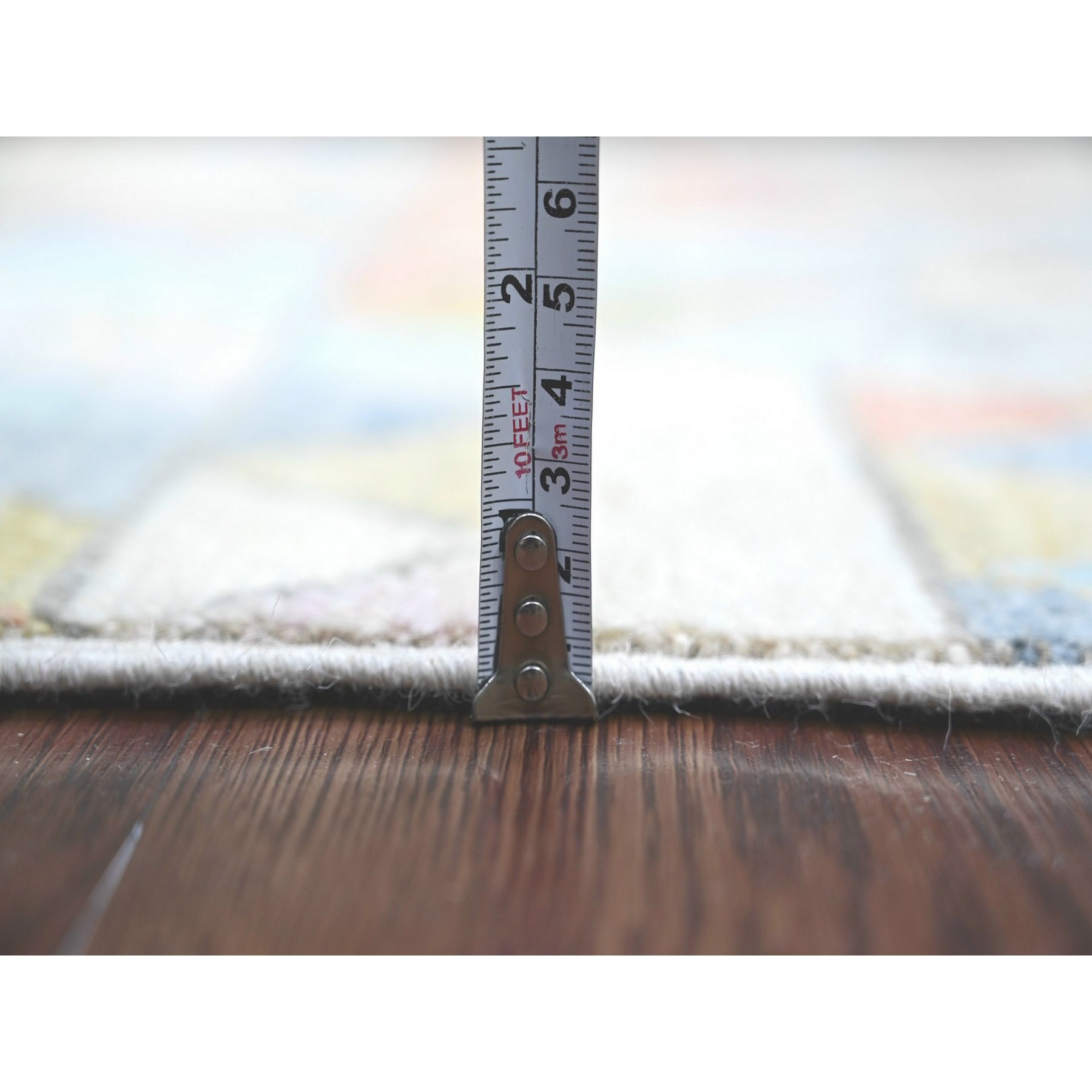 Tribal-Geometric-Hand-Knotted-Rug-112565