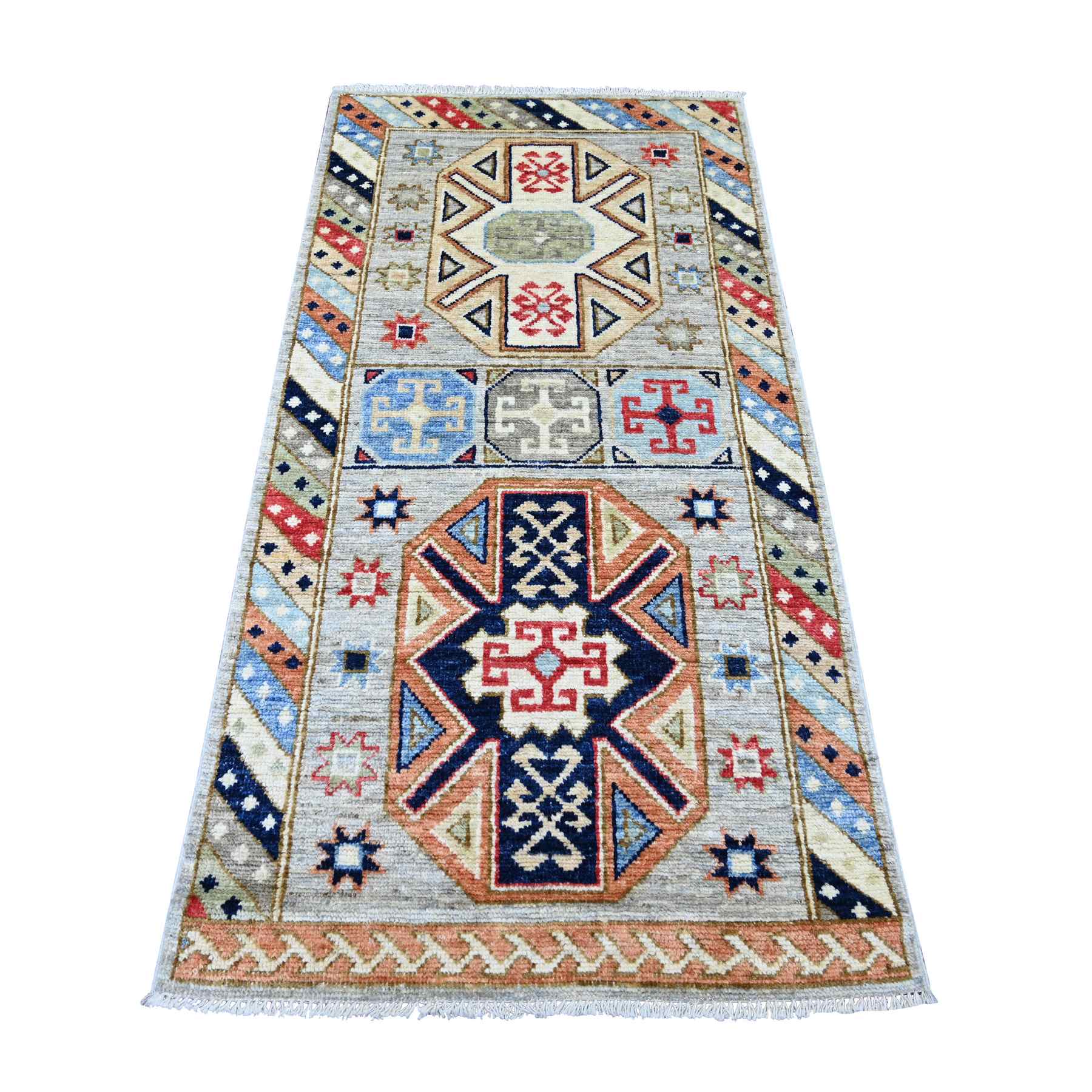 Tribal-Geometric-Hand-Knotted-Rug-112575