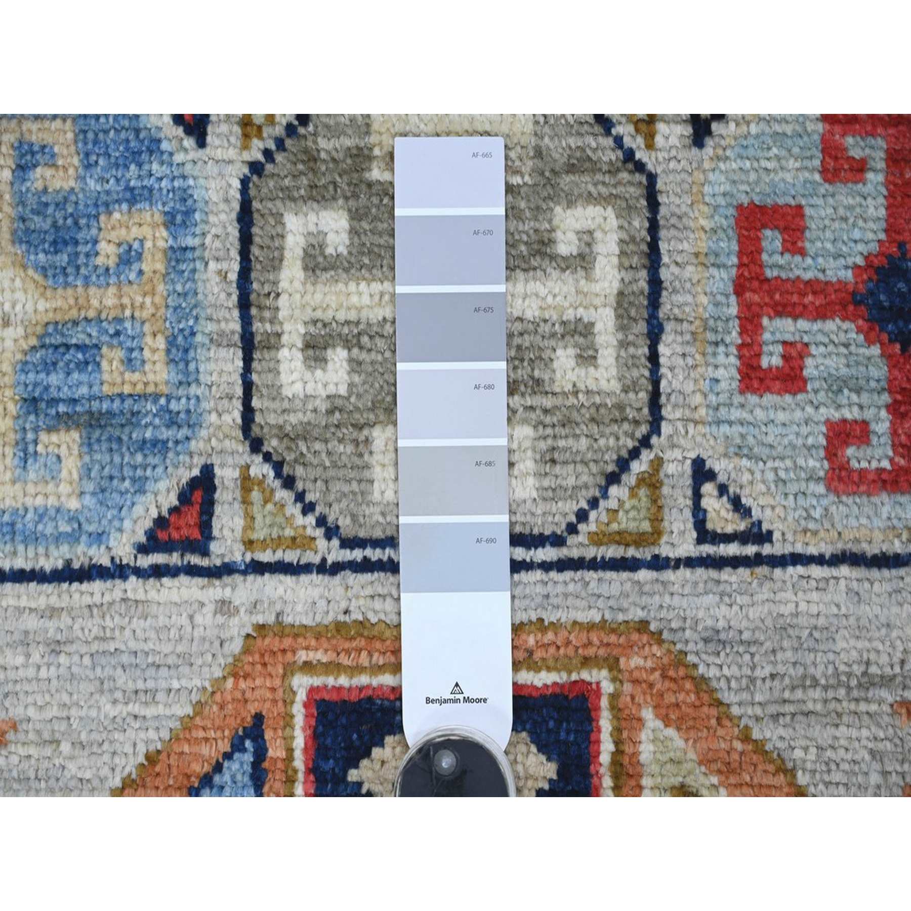 Tribal-Geometric-Hand-Knotted-Rug-112575