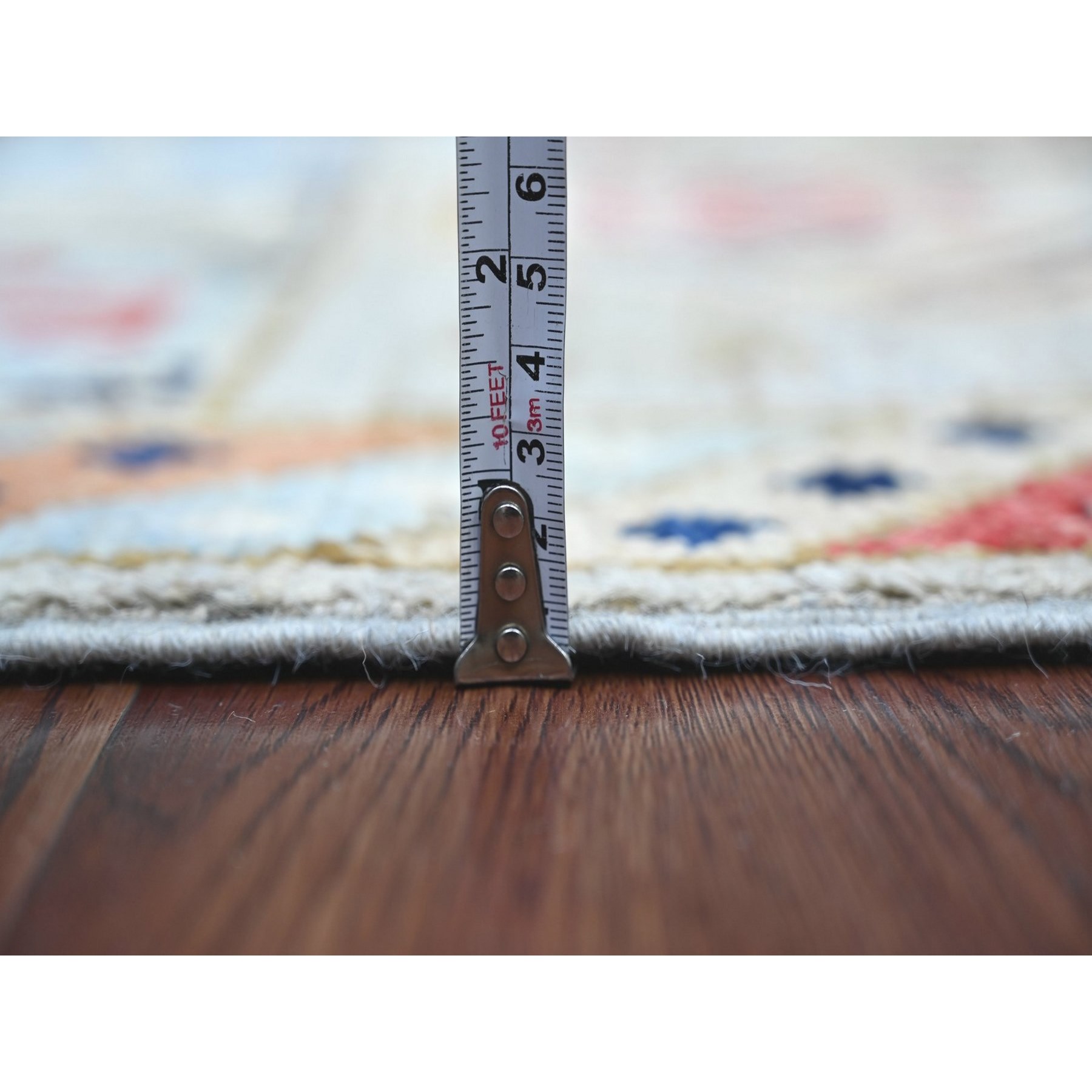 Tribal-Geometric-Hand-Knotted-Rug-112575