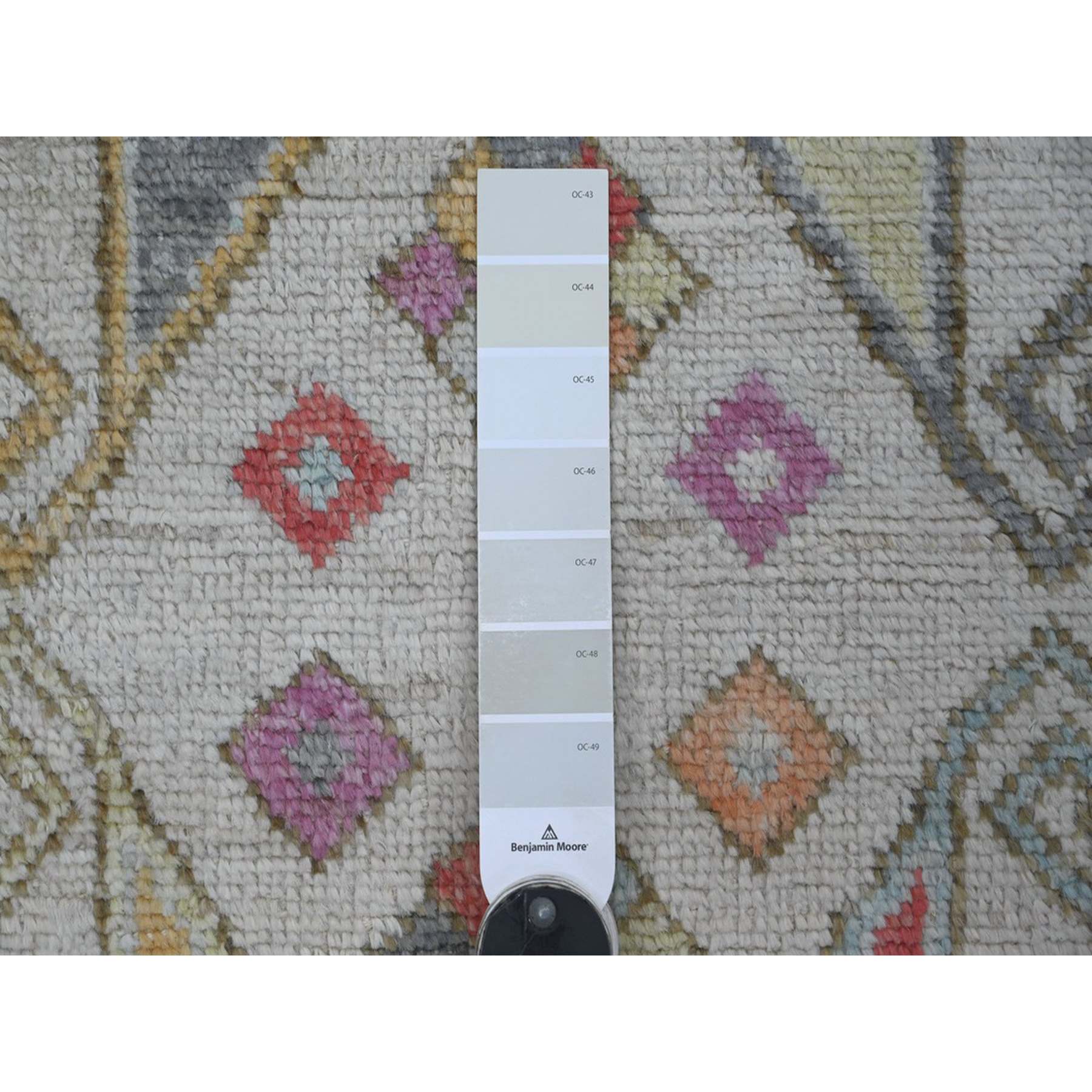 Tribal-Geometric-Hand-Knotted-Rug-112580