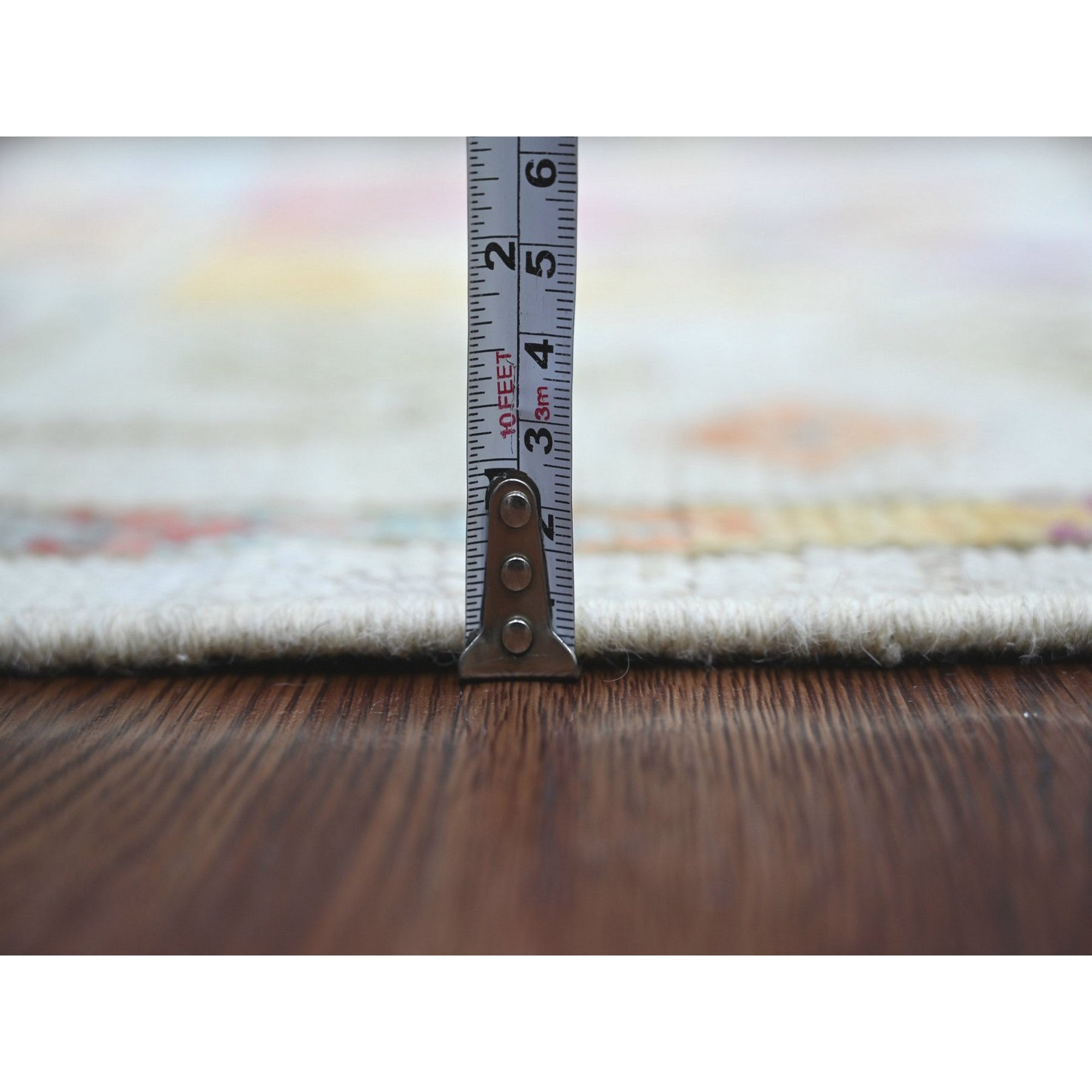 Tribal-Geometric-Hand-Knotted-Rug-112580