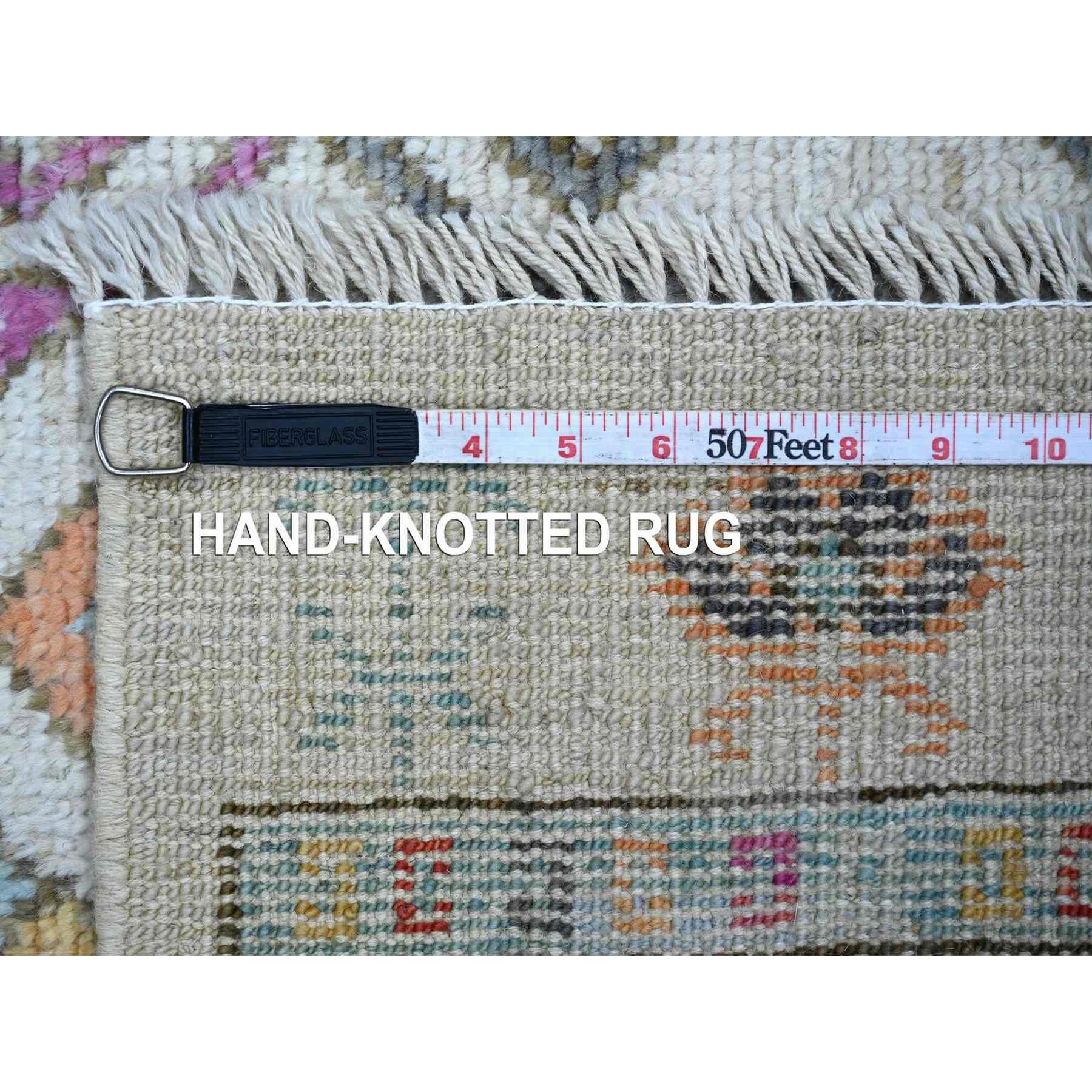Tribal-Geometric-Hand-Knotted-Rug-112580