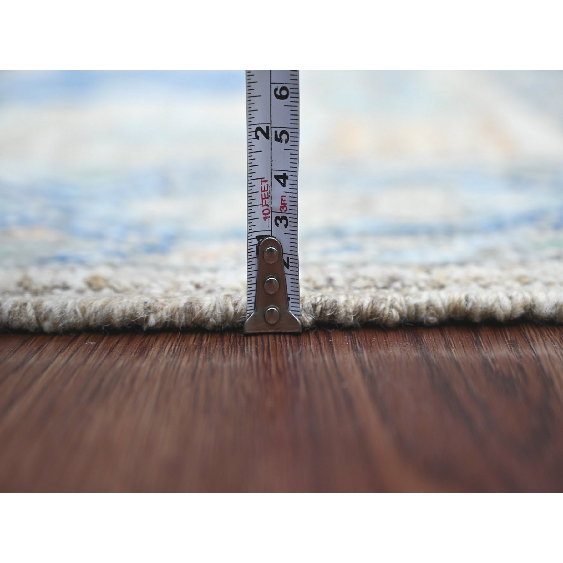 Tribal-Geometric-Hand-Knotted-Rug-112590