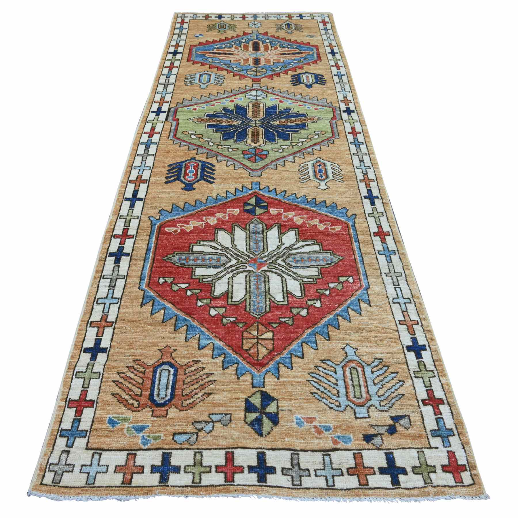 Tribal-Geometric-Hand-Knotted-Rug-112600