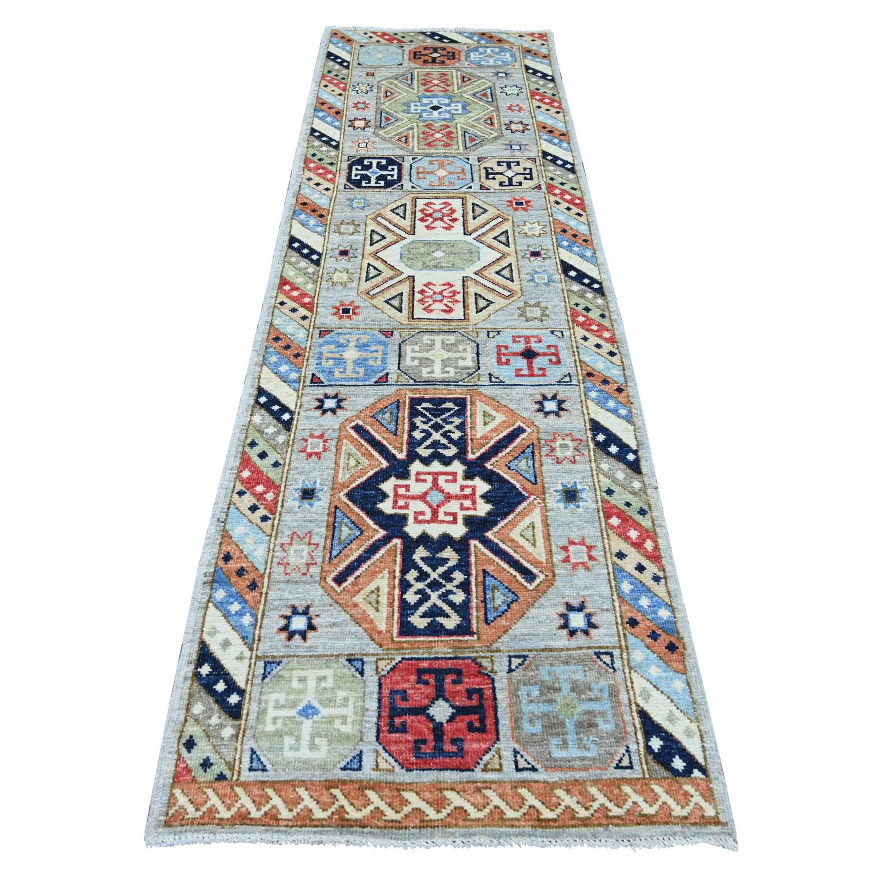 Tribal-Geometric-Hand-Knotted-Rug-112605