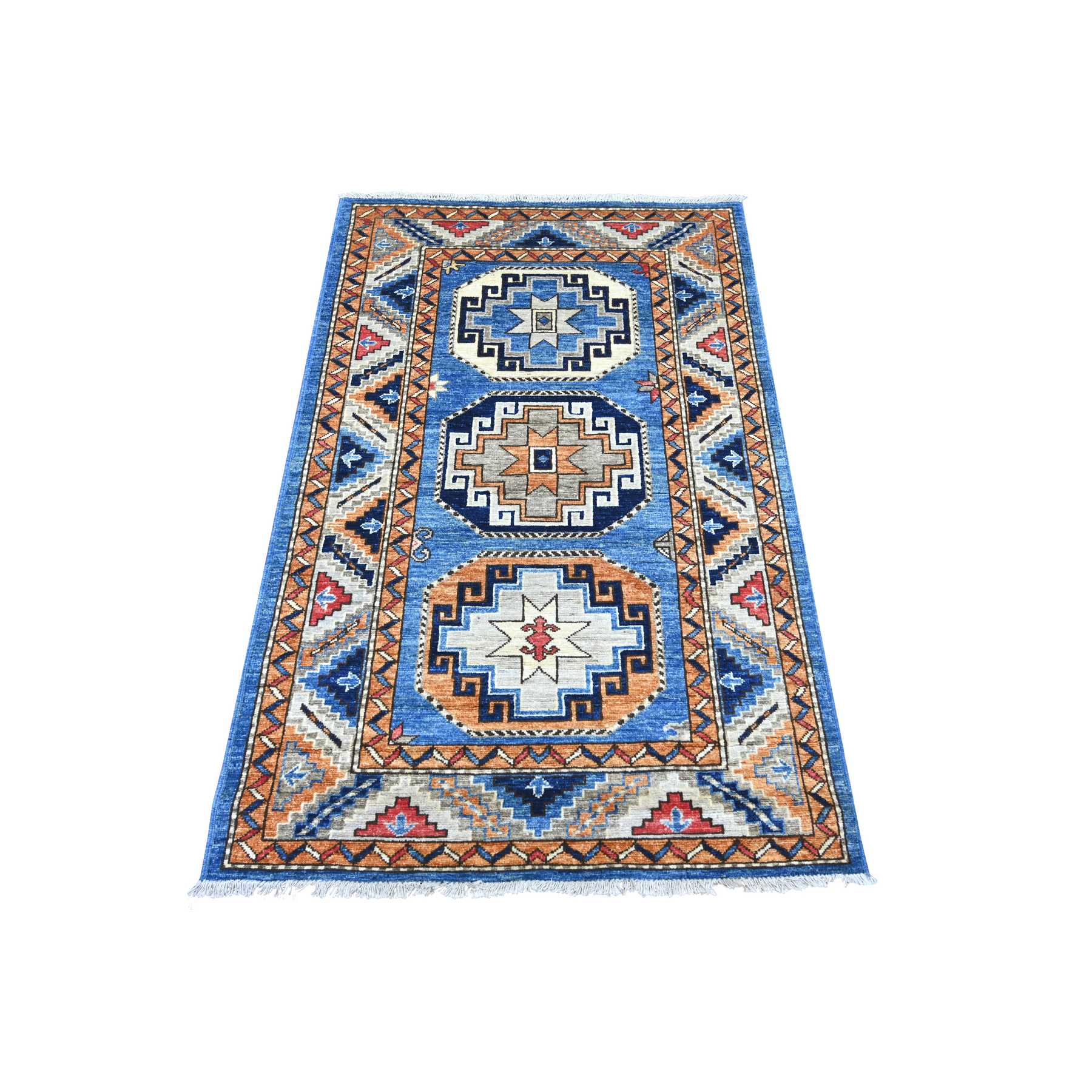Tribal-Geometric-Hand-Knotted-Rug-112640