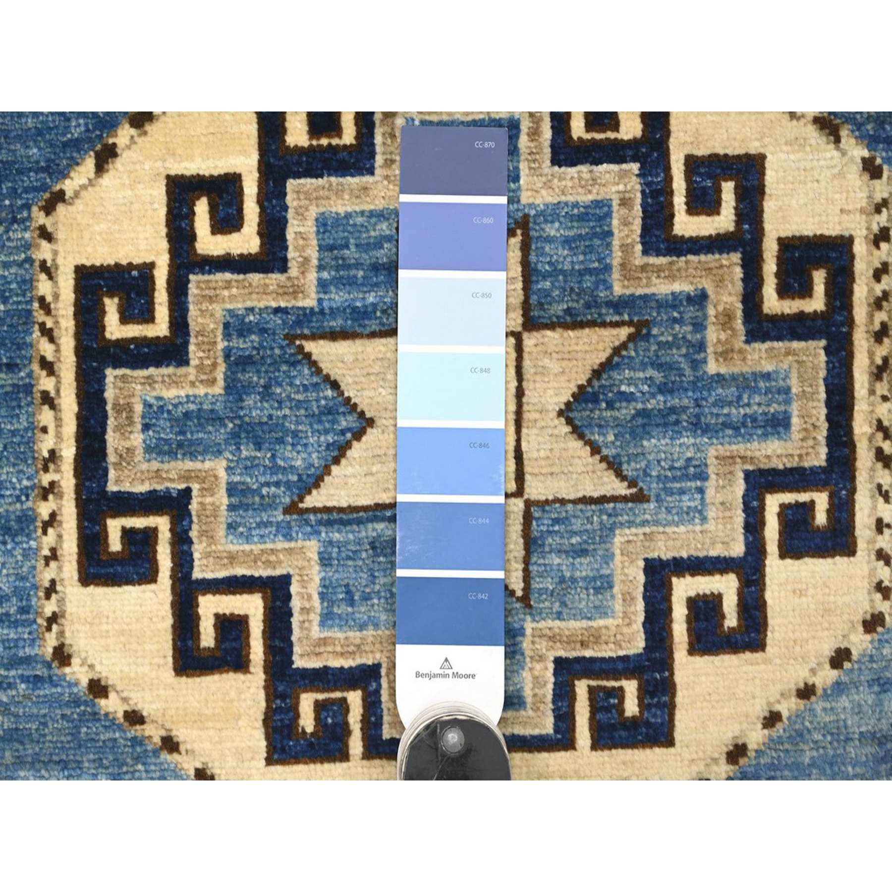 Tribal-Geometric-Hand-Knotted-Rug-112640