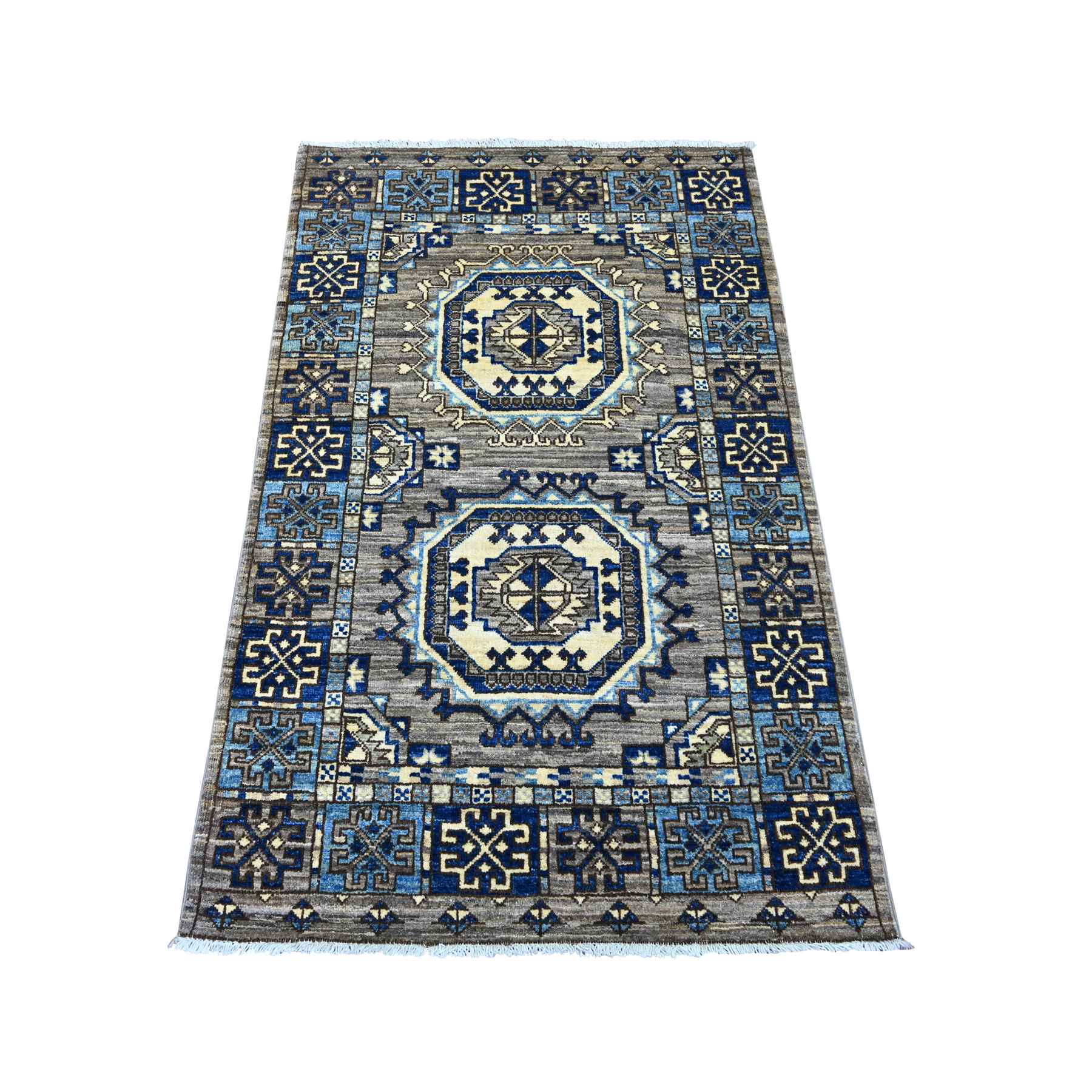 Tribal-Geometric-Hand-Knotted-Rug-112645