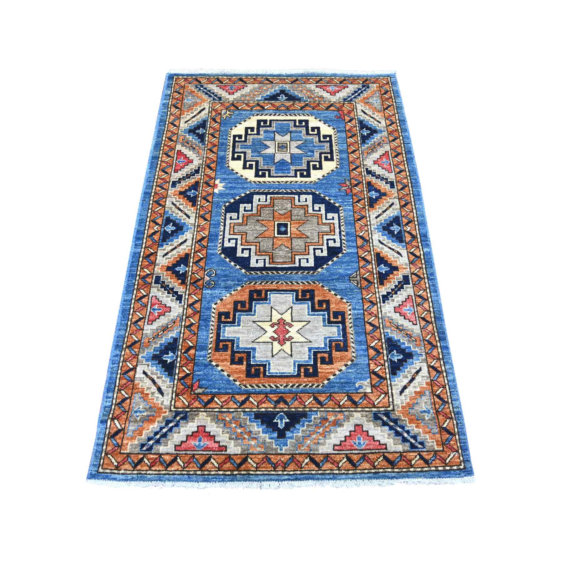 Tribal-Geometric-Hand-Knotted-Rug-112680
