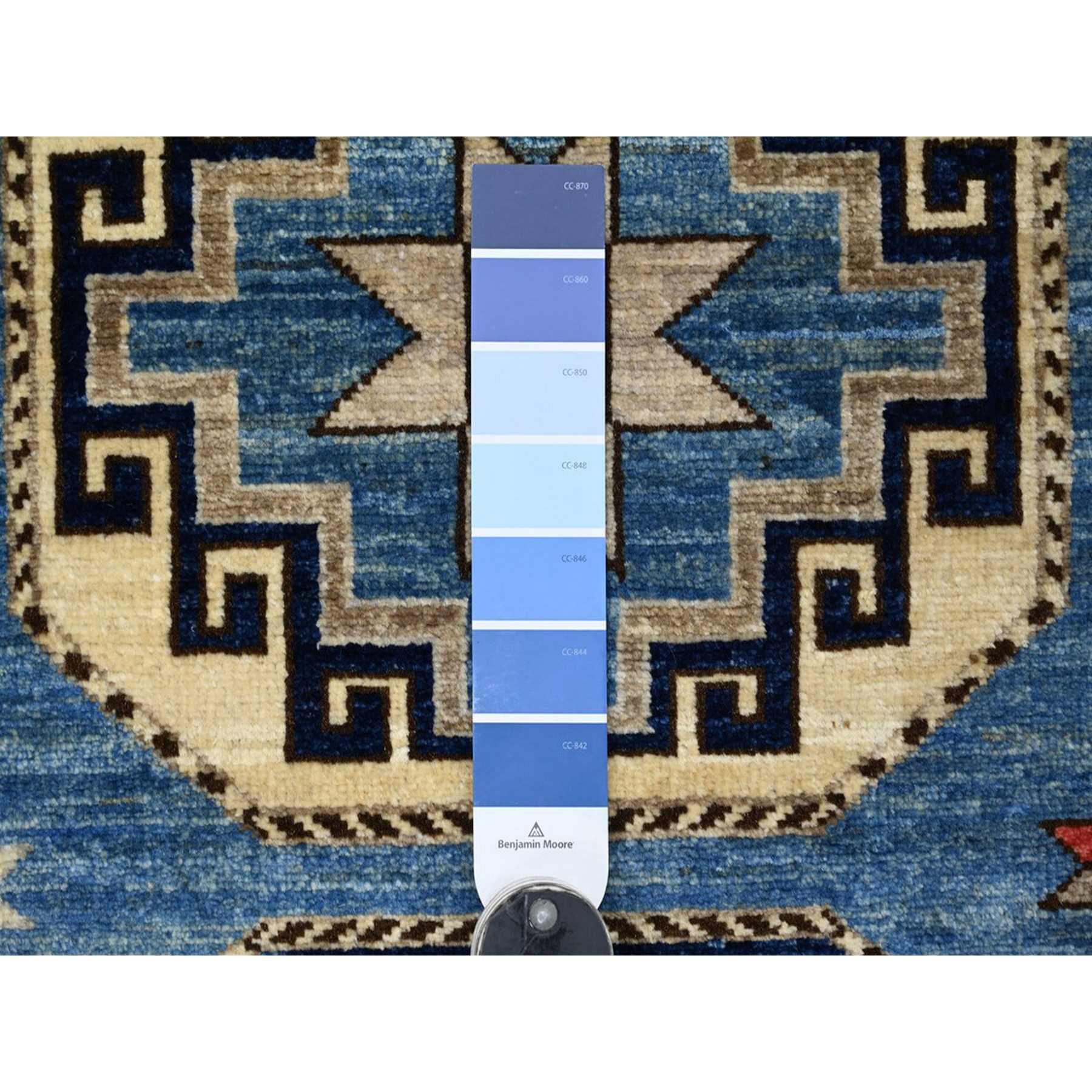 Tribal-Geometric-Hand-Knotted-Rug-112680