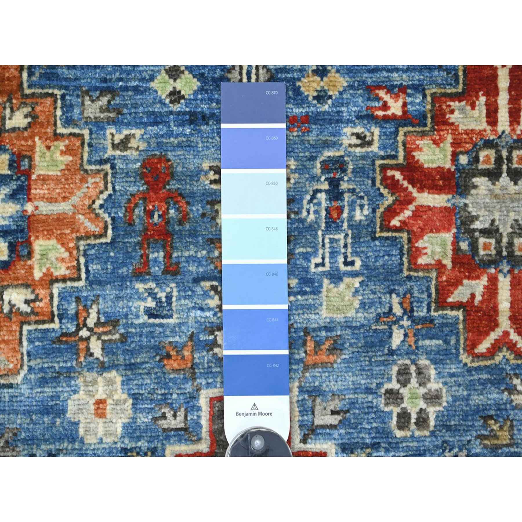 Tribal-Geometric-Hand-Knotted-Rug-112695