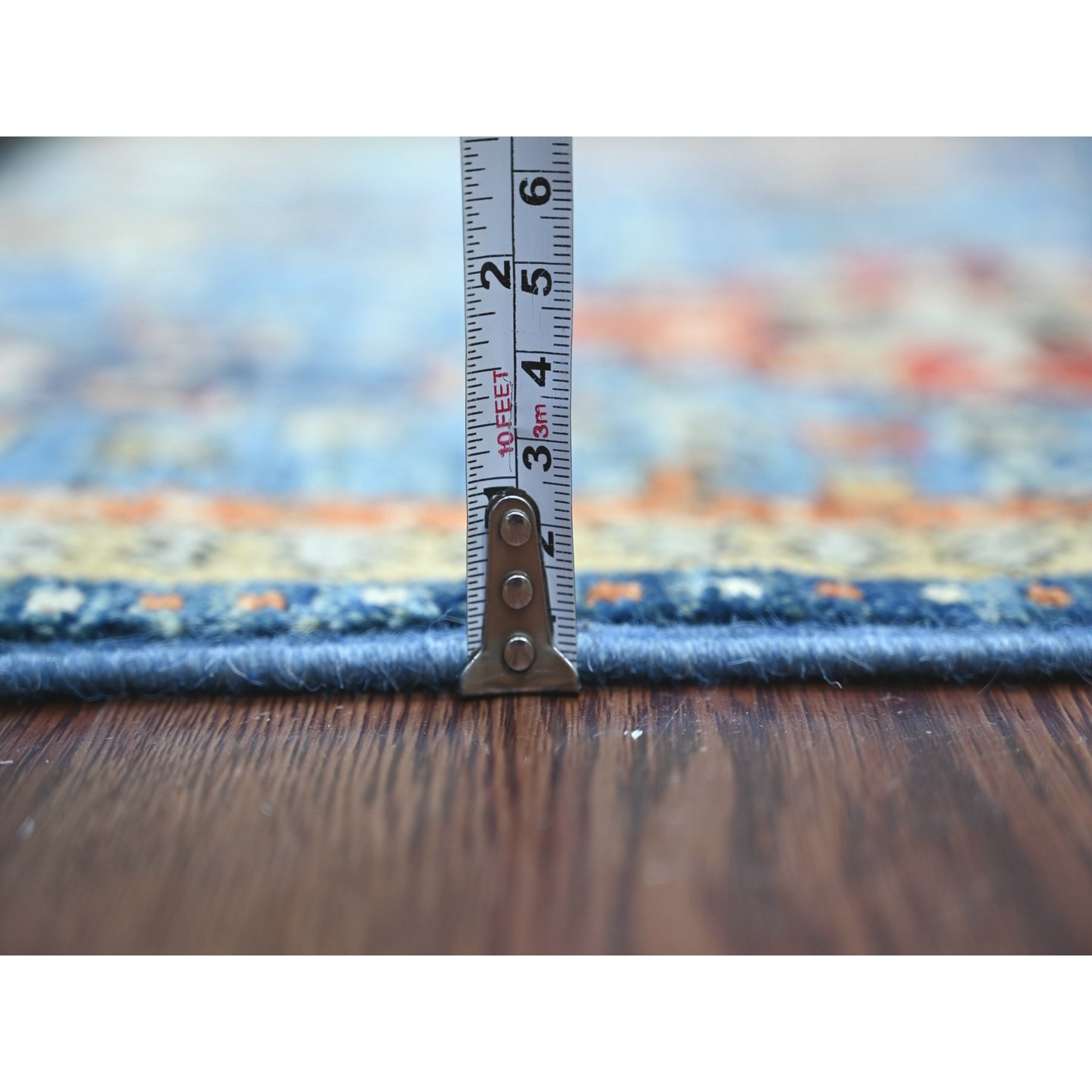 Tribal-Geometric-Hand-Knotted-Rug-112695