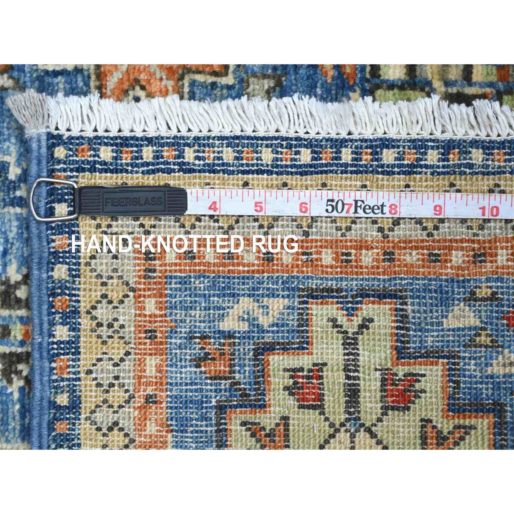 Tribal-Geometric-Hand-Knotted-Rug-112695