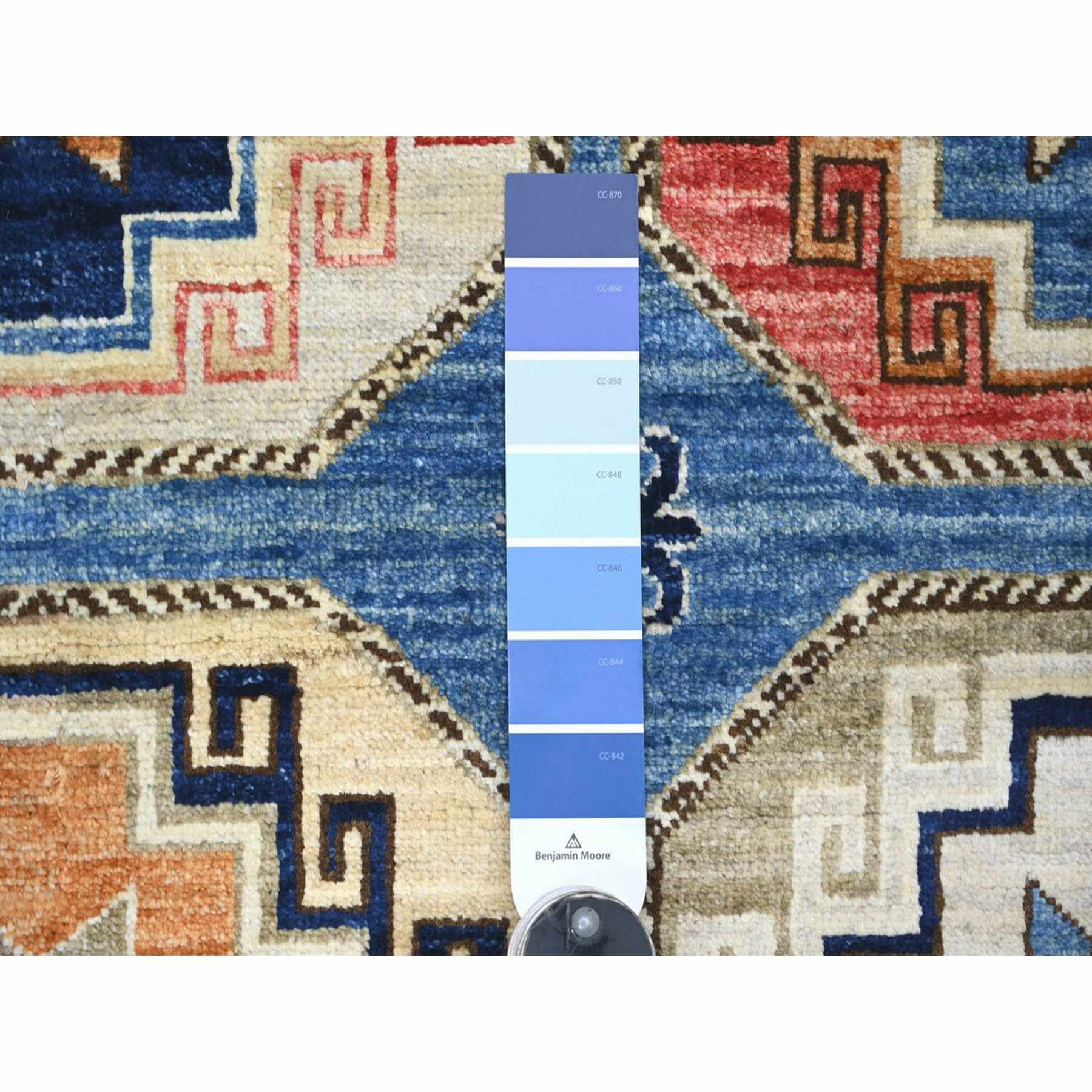Tribal-Geometric-Hand-Knotted-Rug-112700