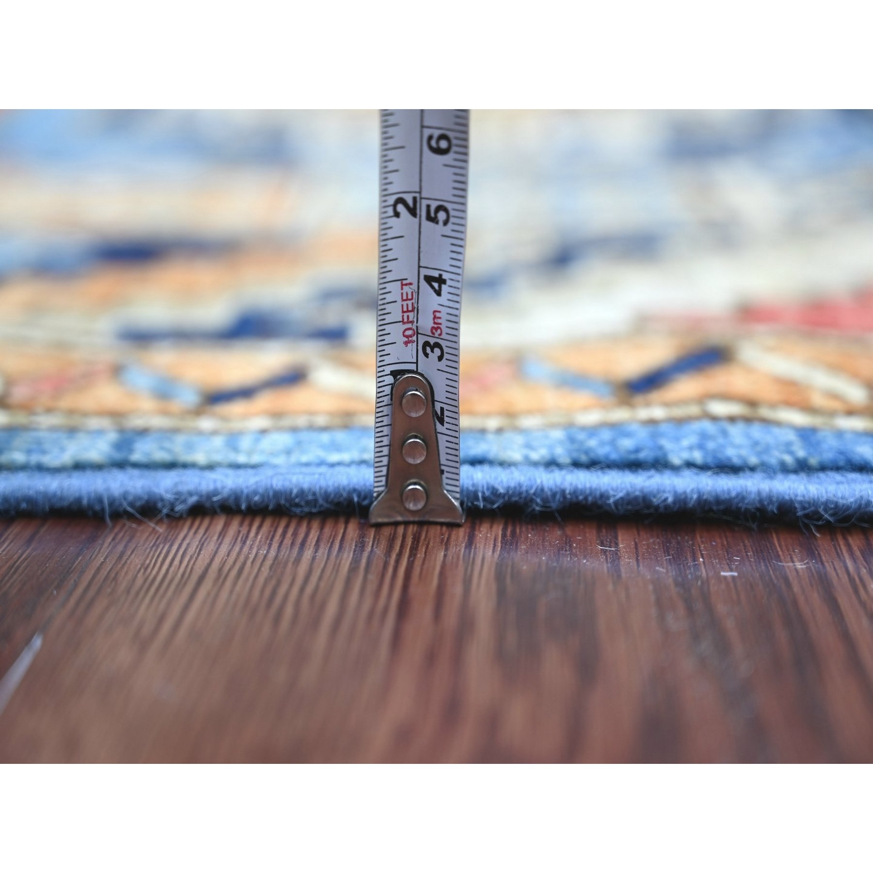 Tribal-Geometric-Hand-Knotted-Rug-112700