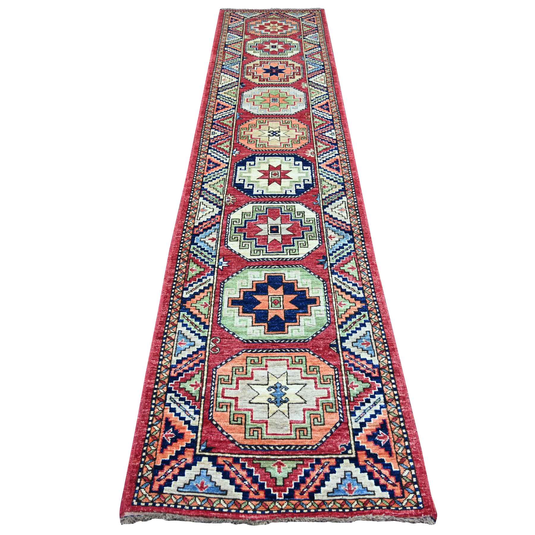Tribal-Geometric-Hand-Knotted-Rug-112755