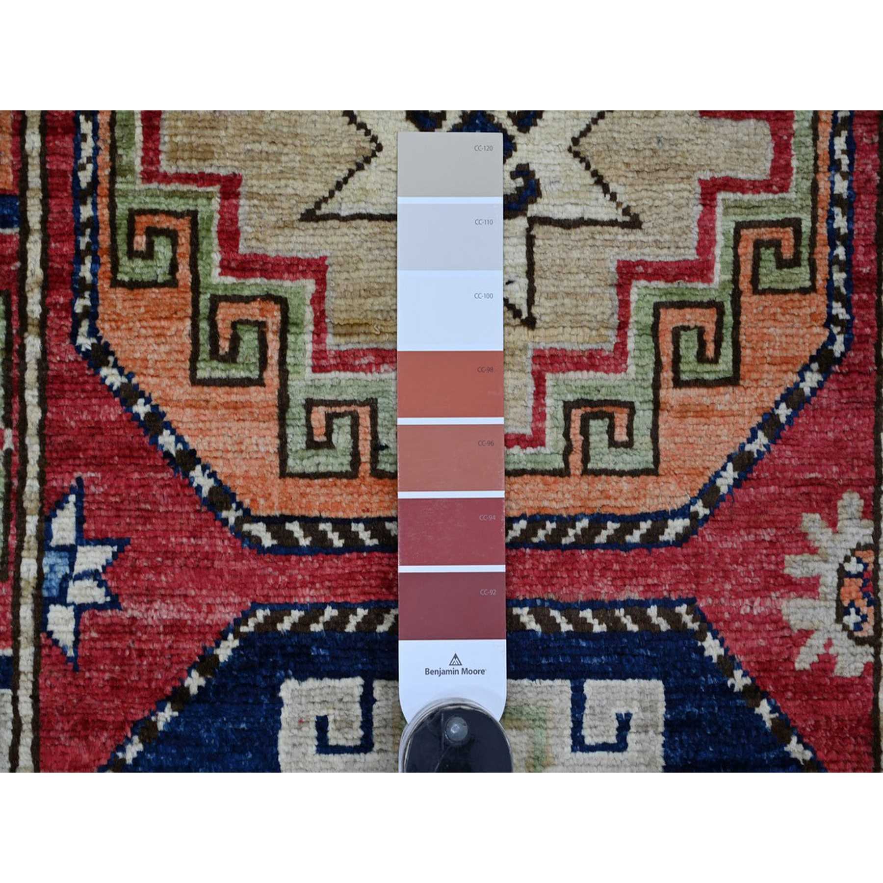 Tribal-Geometric-Hand-Knotted-Rug-112755