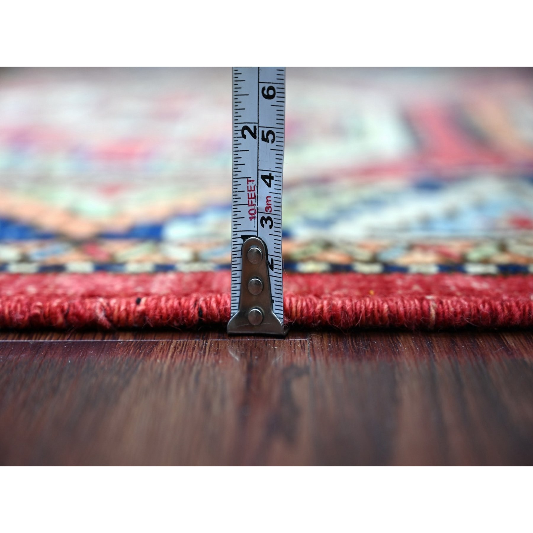 Tribal-Geometric-Hand-Knotted-Rug-112755