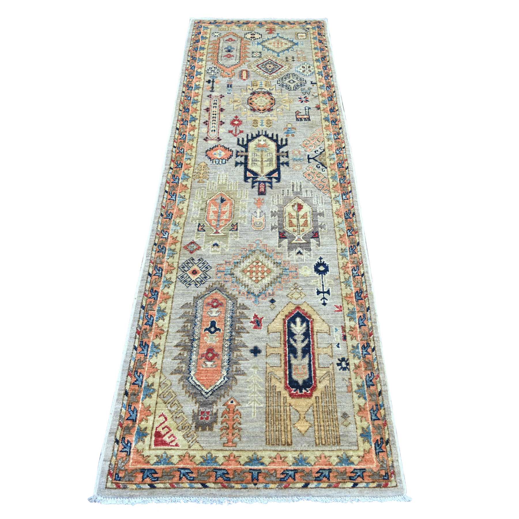 Tribal-Geometric-Hand-Knotted-Rug-112765