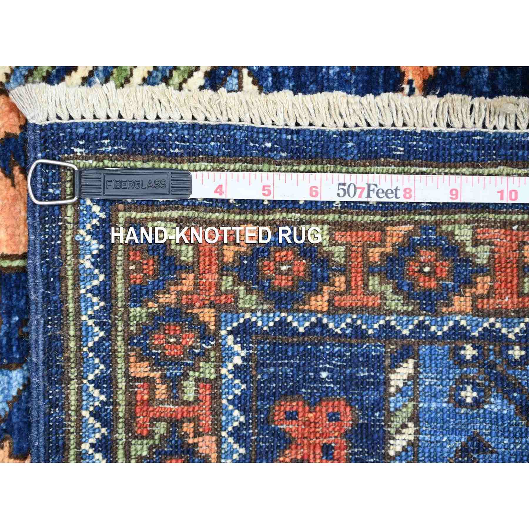Tribal-Geometric-Hand-Knotted-Rug-112770
