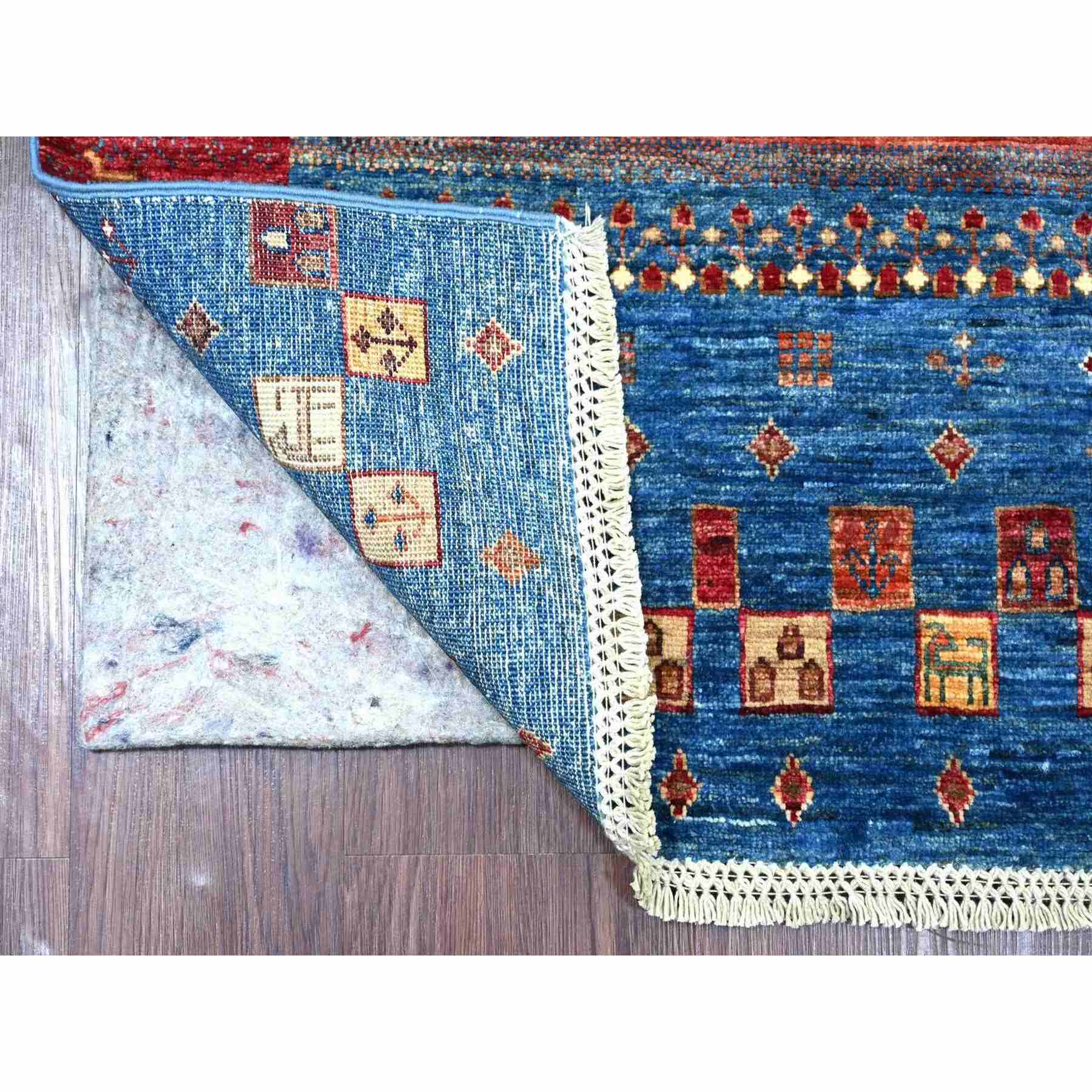 Tribal-Geometric-Hand-Knotted-Rug-112835