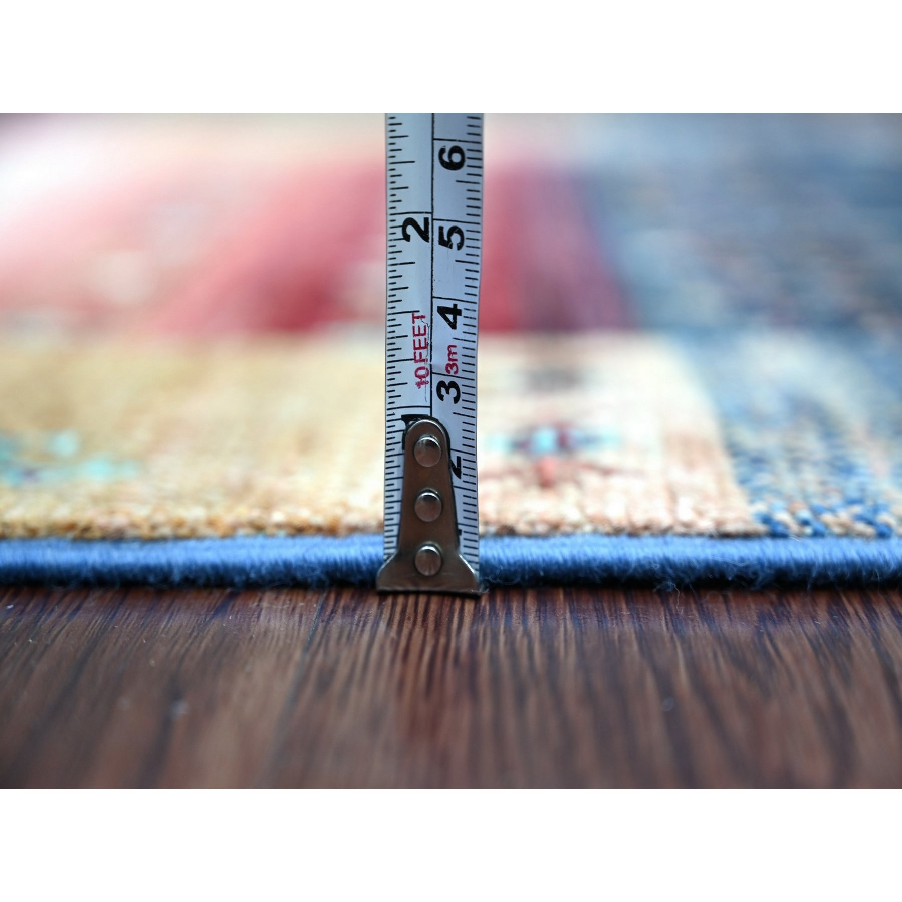 Tribal-Geometric-Hand-Knotted-Rug-112835