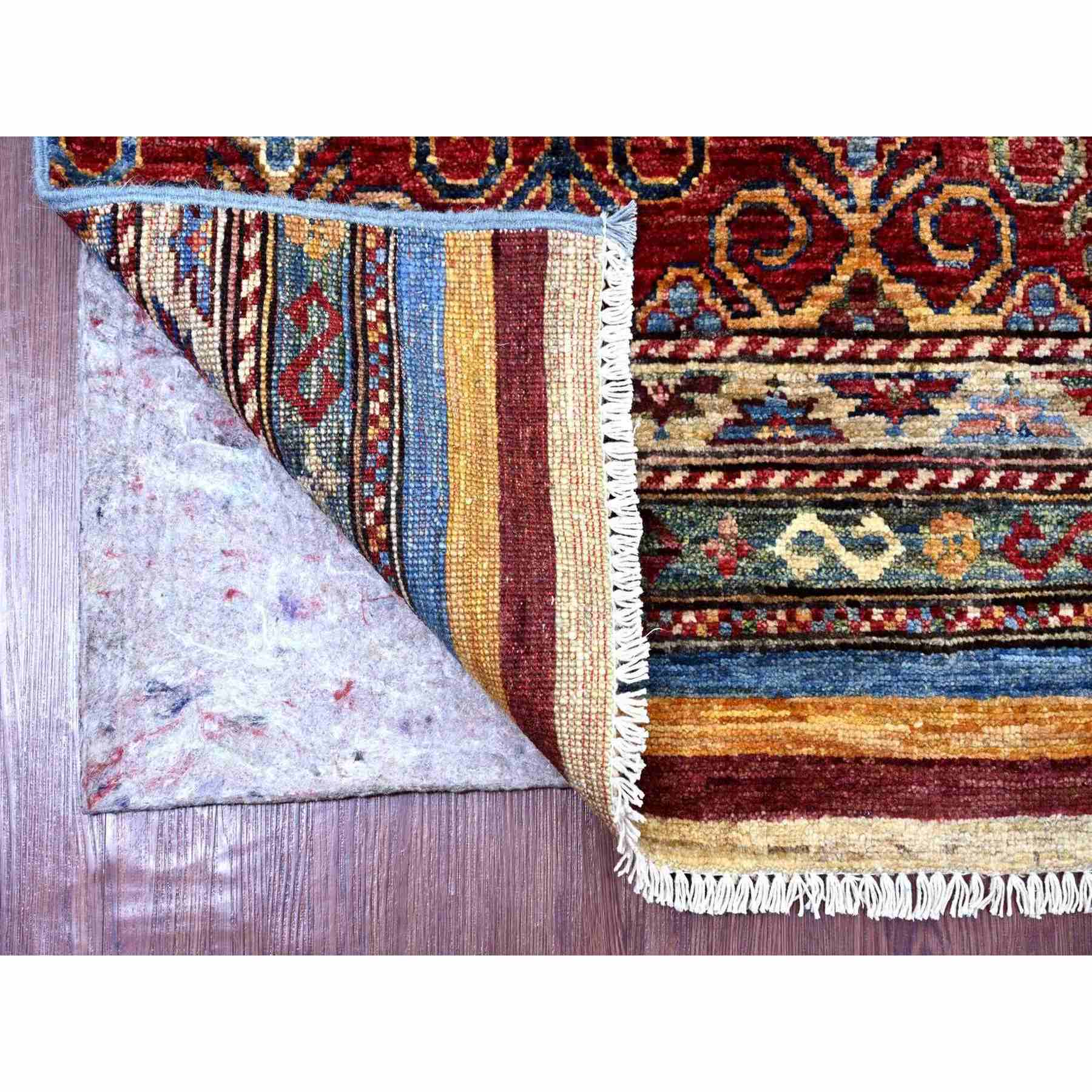 Tribal-Geometric-Hand-Knotted-Rug-112860