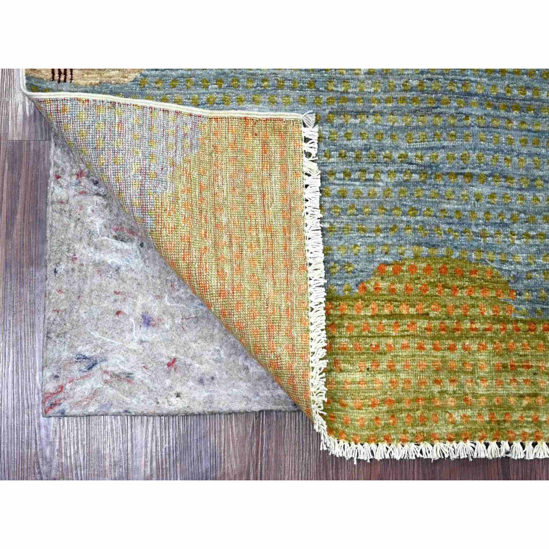 Tribal-Geometric-Hand-Knotted-Rug-112870