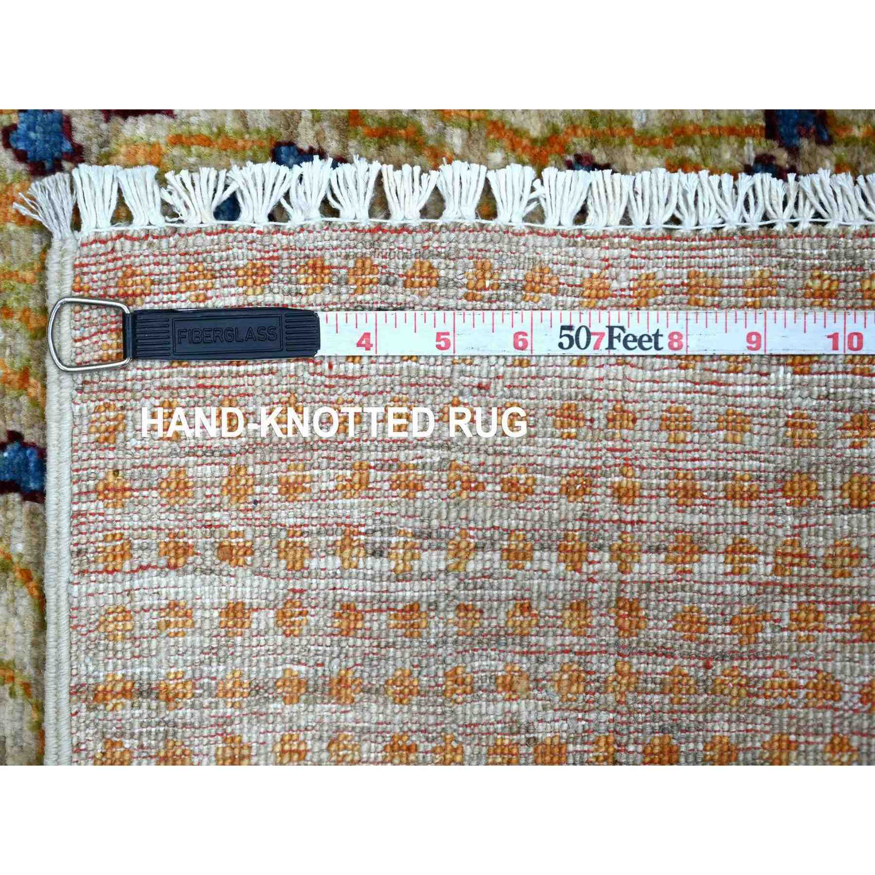 Tribal-Geometric-Hand-Knotted-Rug-112870