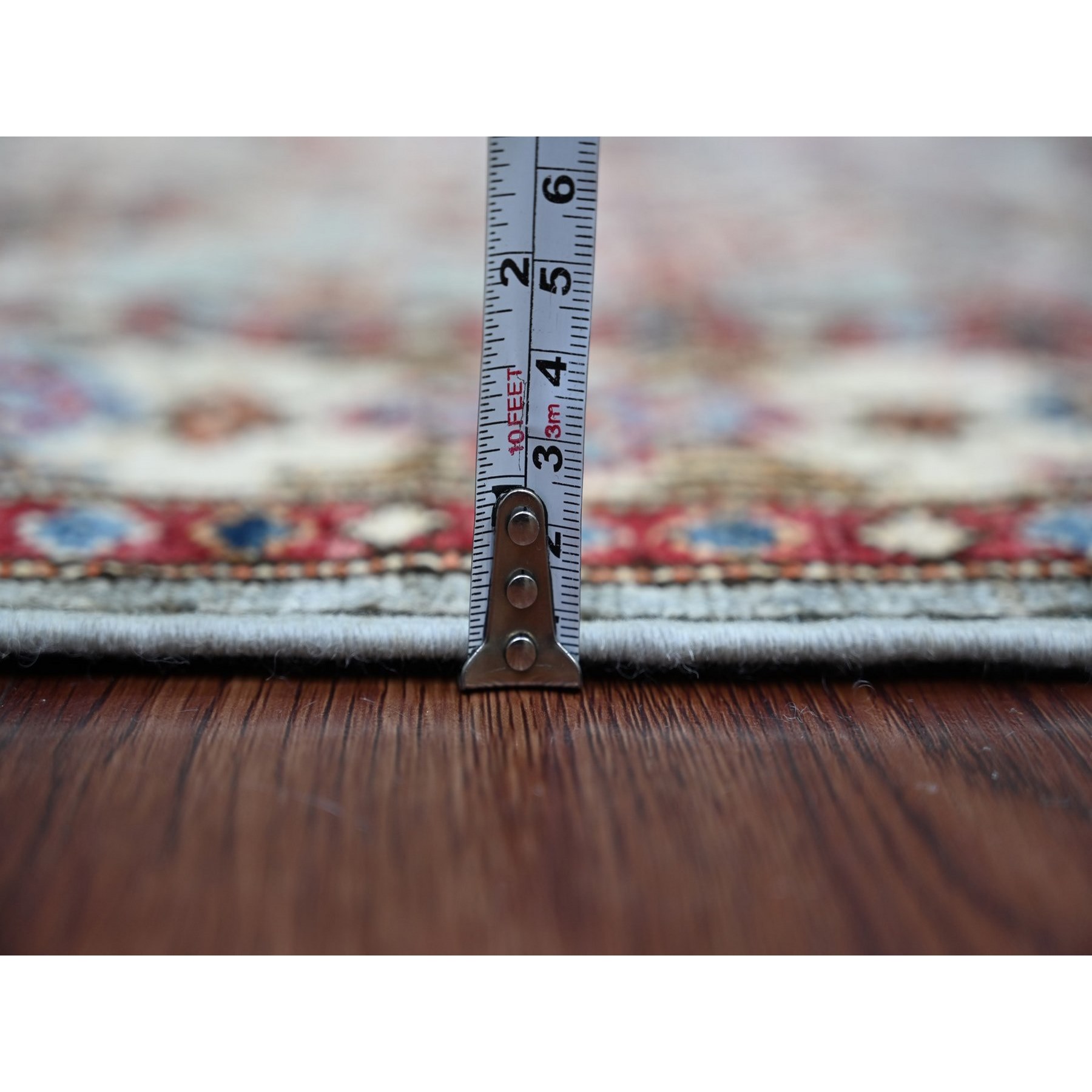 Tribal-Geometric-Hand-Knotted-Rug-112875