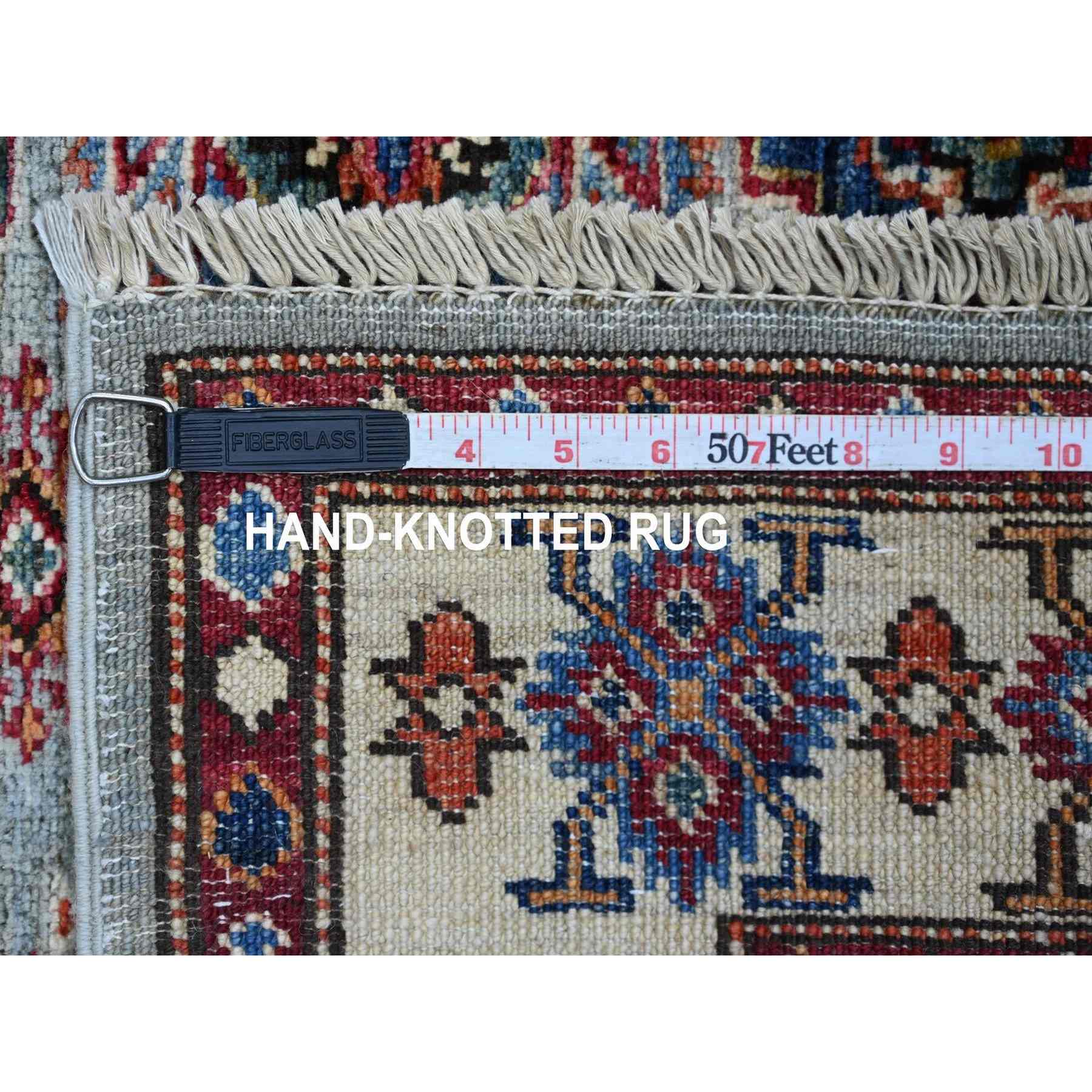 Tribal-Geometric-Hand-Knotted-Rug-112875